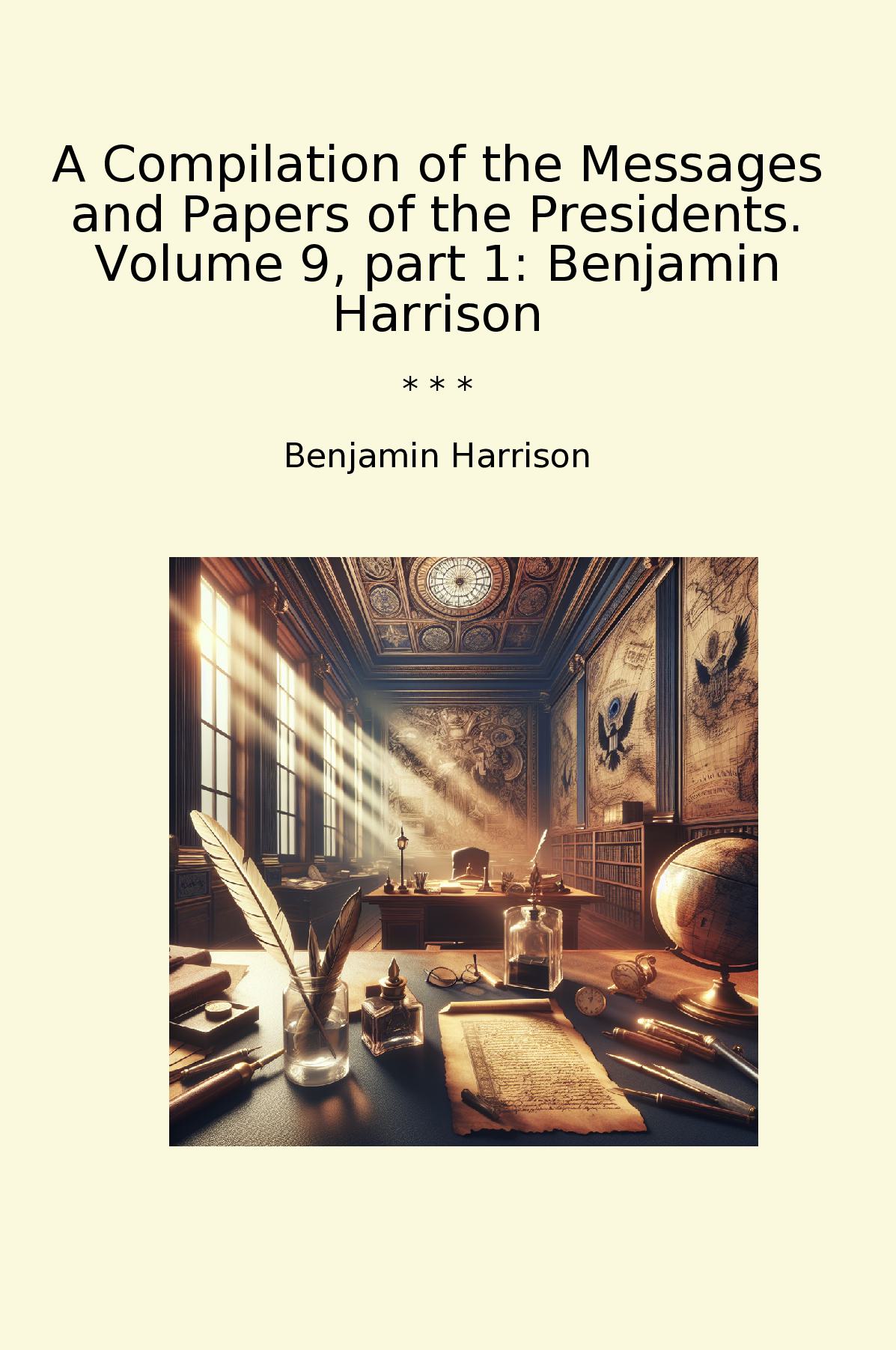 A Compilation of the Messages and Papers of the Presidents. Volume 9, part 1: Benjamin Harrison