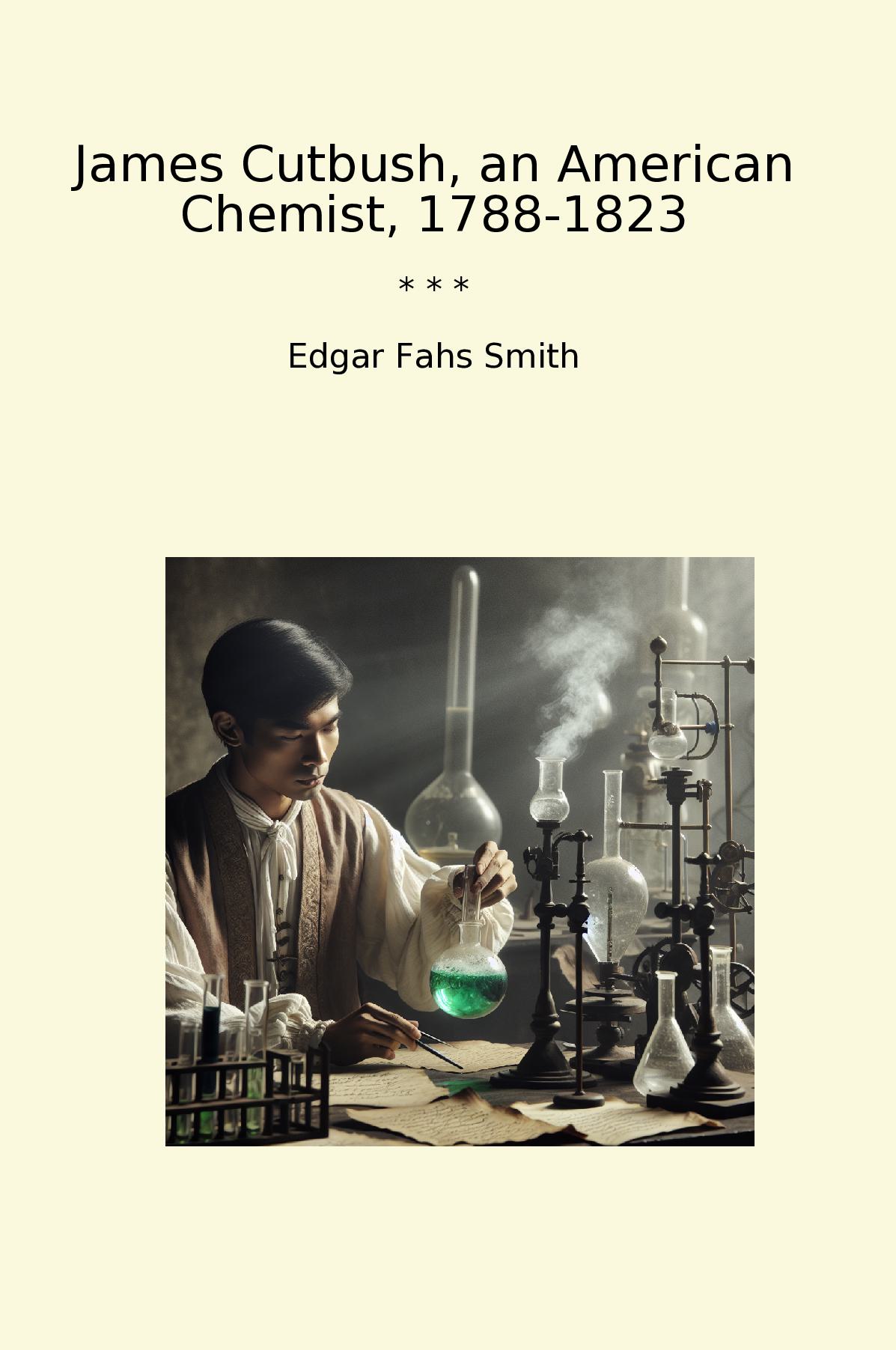 James Cutbush, an American Chemist, 1788-1823