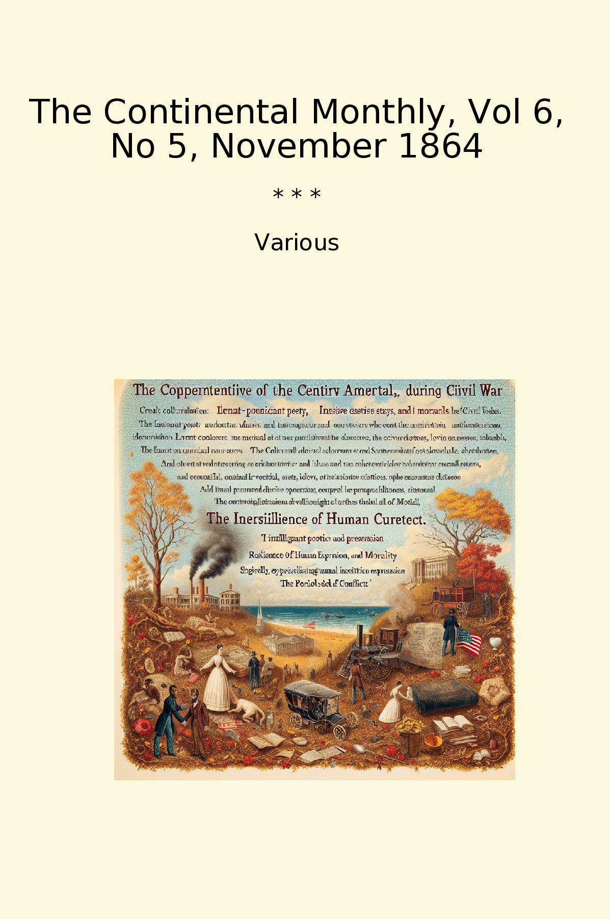 The Continental Monthly, Vol 6, No 5, November 1864