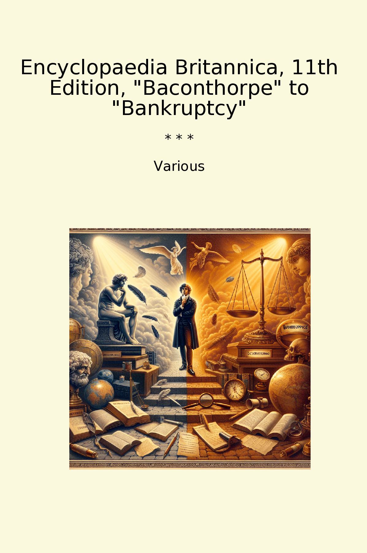 Encyclopaedia Britannica, 11th Edition, "Baconthorpe" to "Bankruptcy"