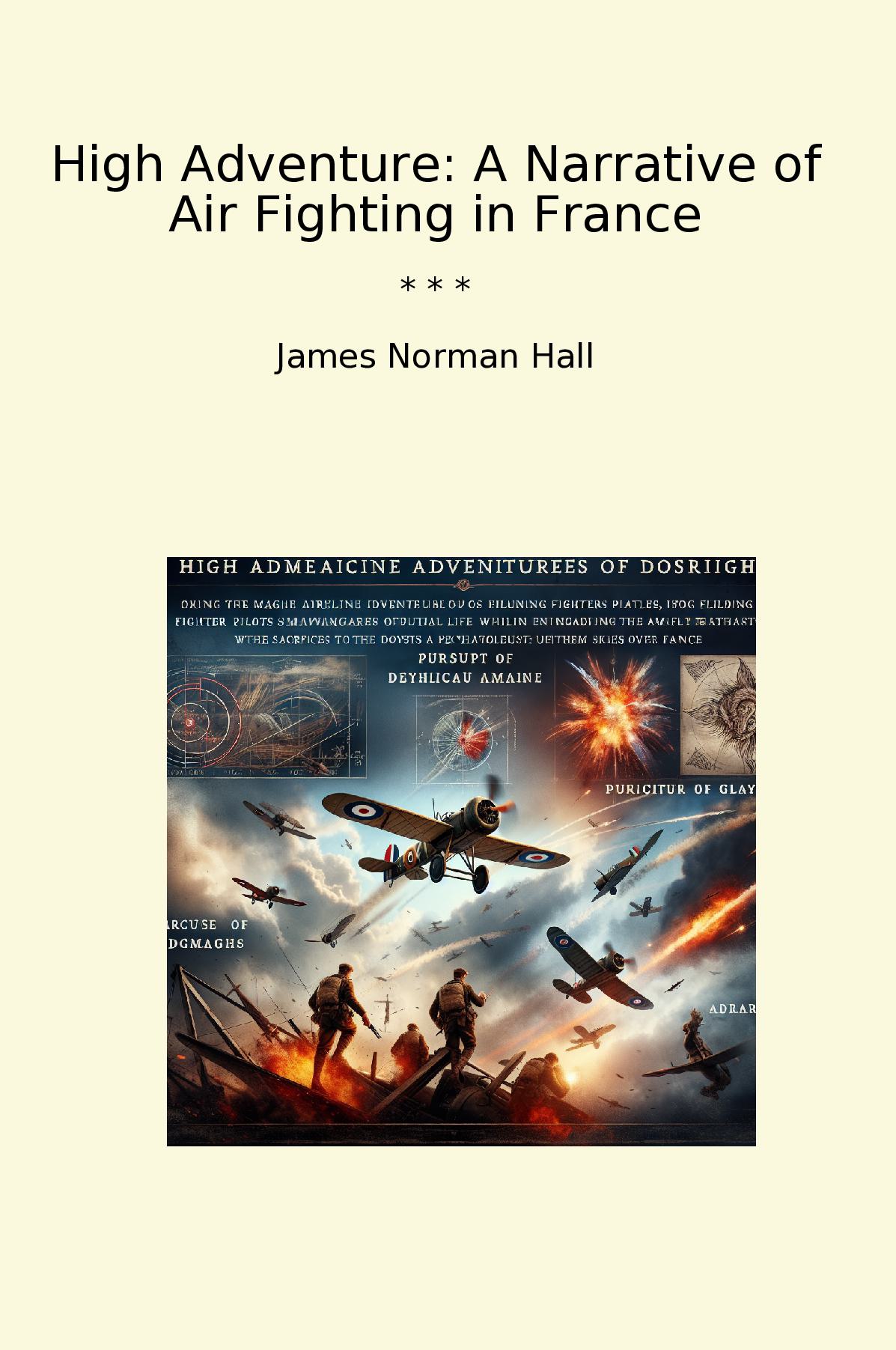 High Adventure: A Narrative of Air Fighting in France