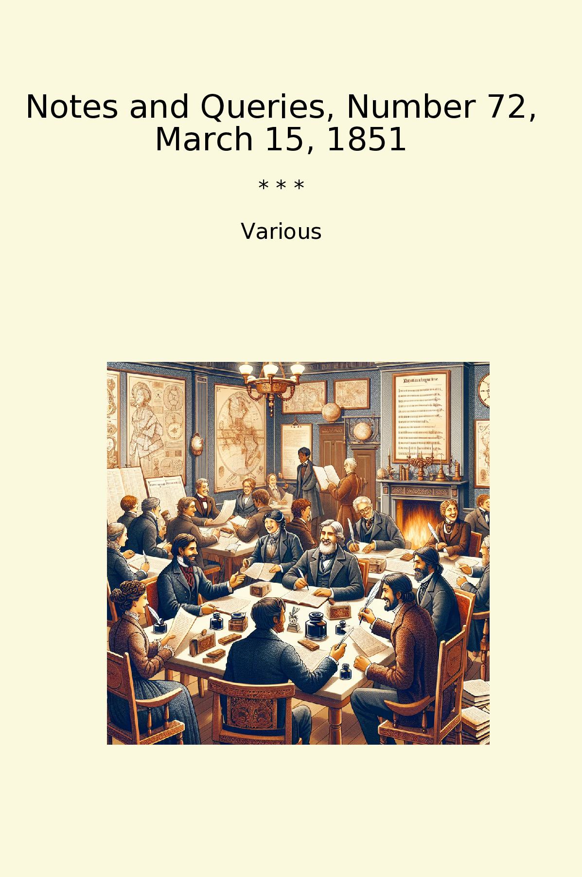 Notes and Queries, Number 72, March 15, 1851