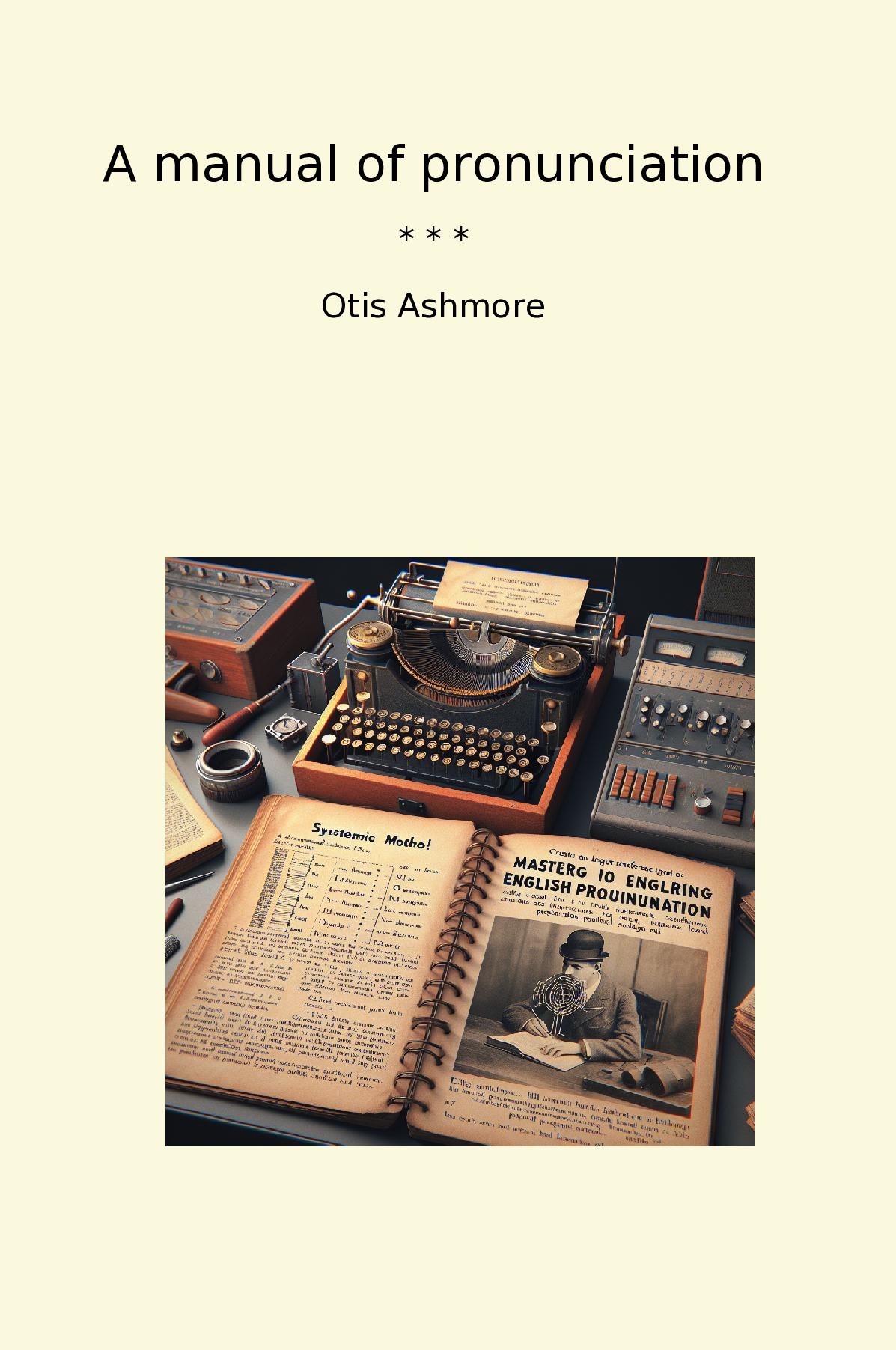 A manual of pronunciation