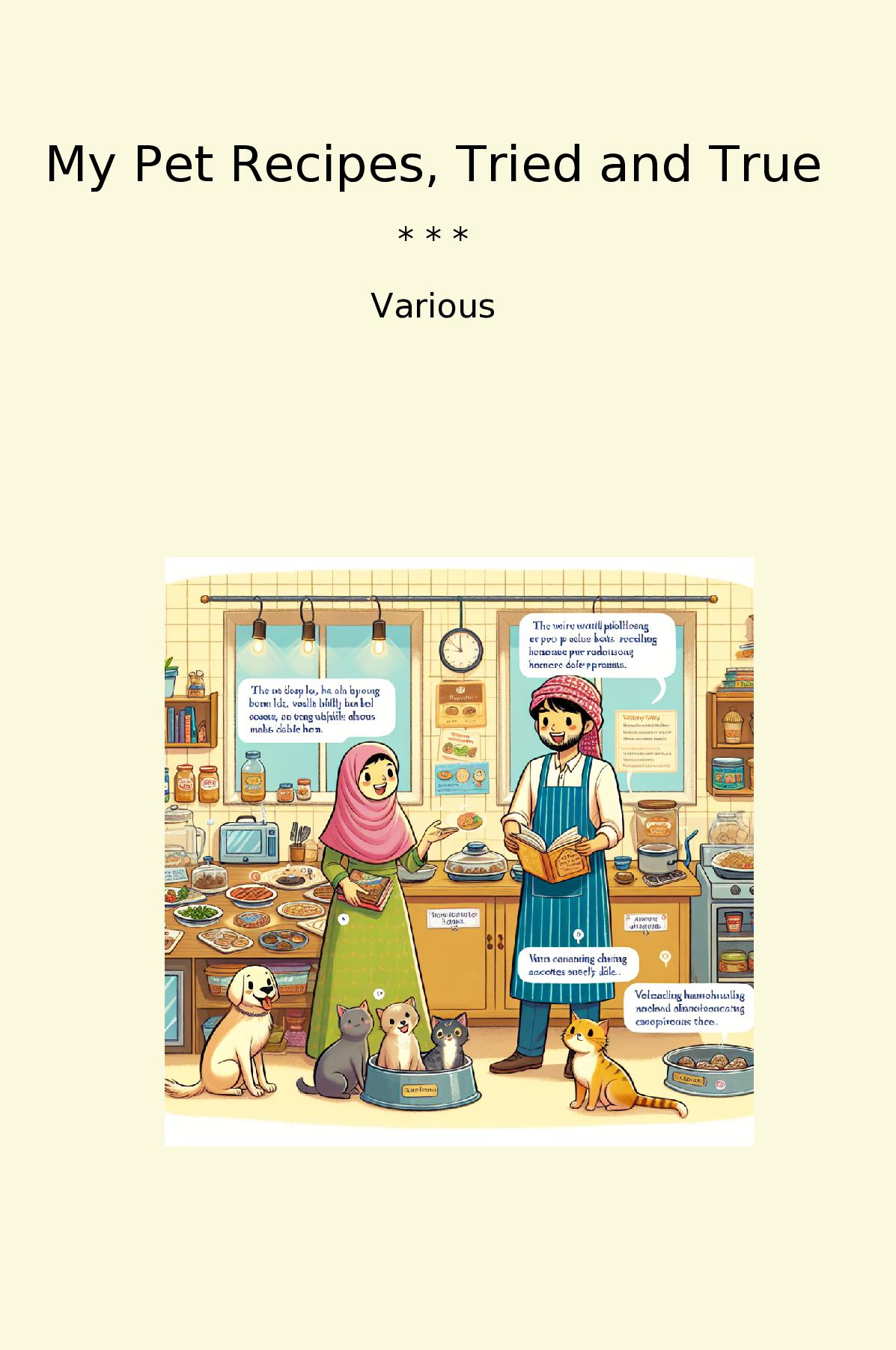 My Pet Recipes, Tried and True