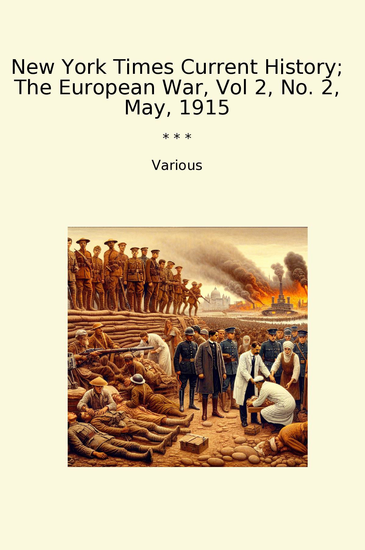New York Times Current History; The European War, Vol 2, No. 2, May, 1915