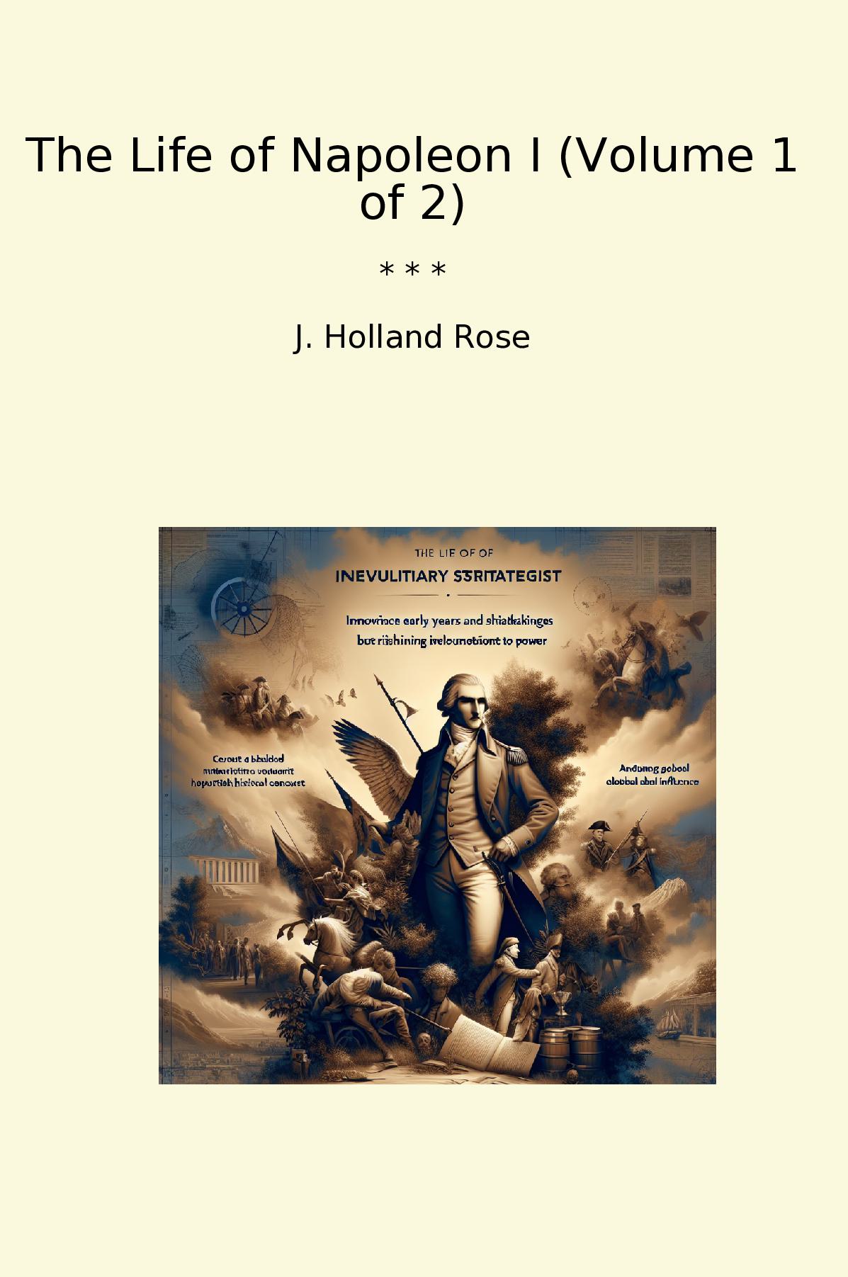 The Life of Napoleon I (Volume 1 of 2)