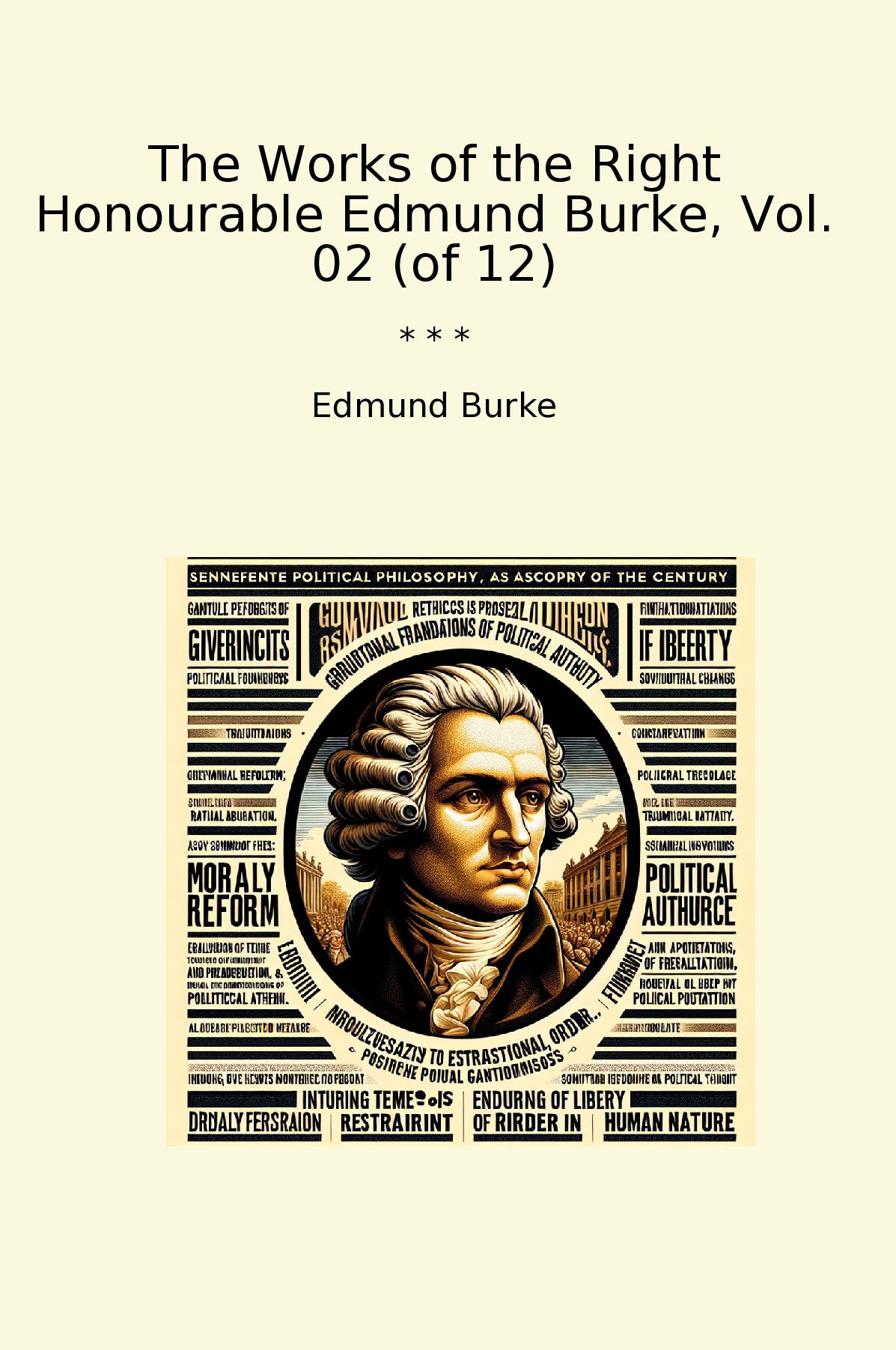 The Works of the Right Honourable Edmund Burke, Vol. 02 (of 12)