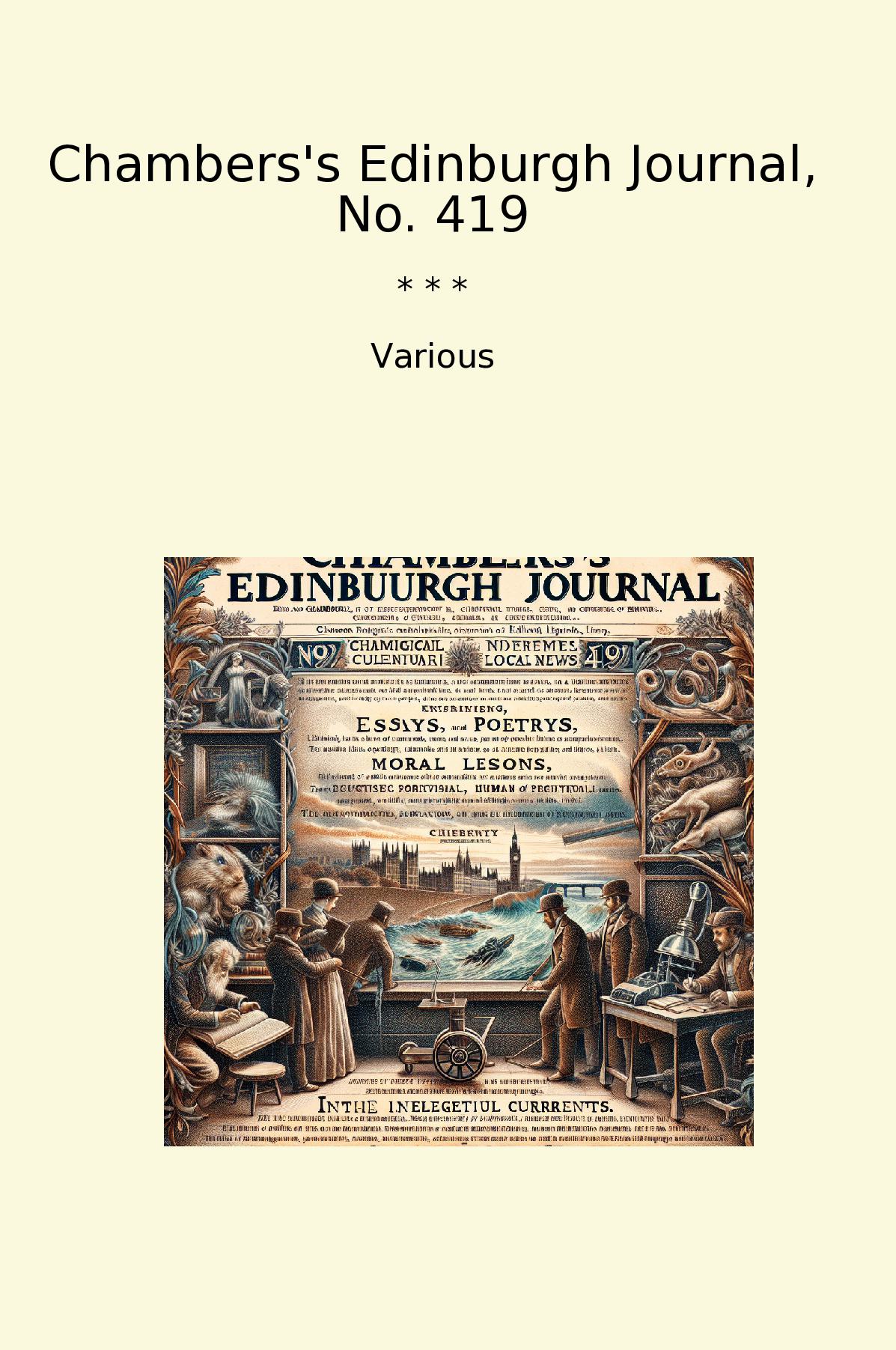 Chambers's Edinburgh Journal, No. 419