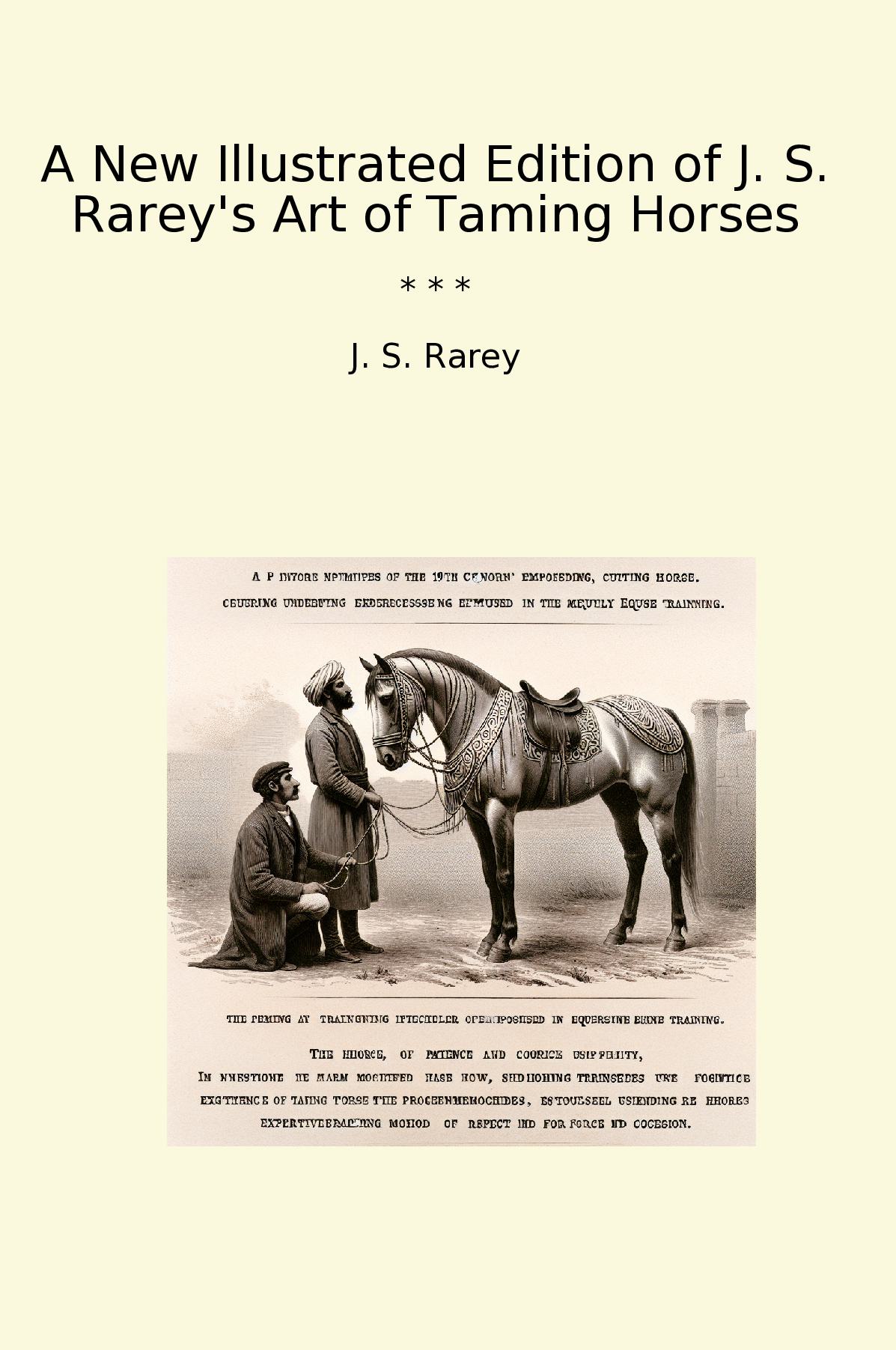 A New Illustrated Edition of J. S. Rarey's Art of Taming Horses