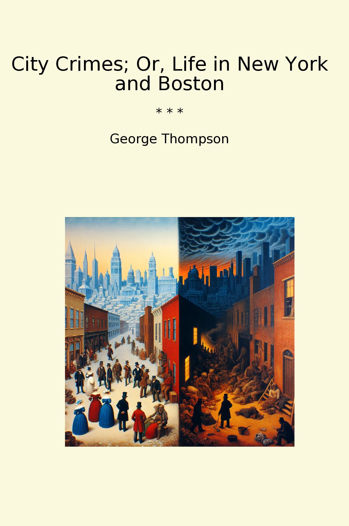 City Crimes; Or, Life in New York and Boston