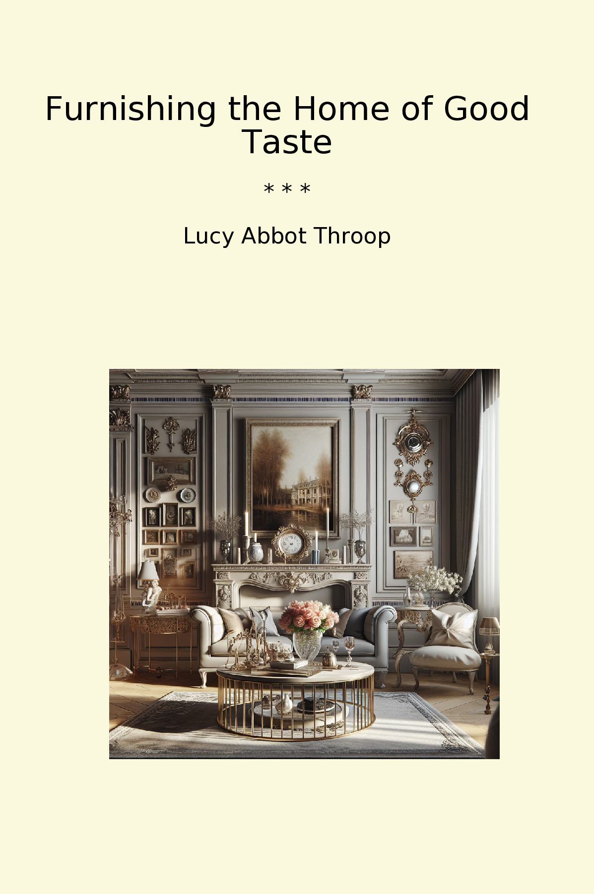 Furnishing the Home of Good Taste