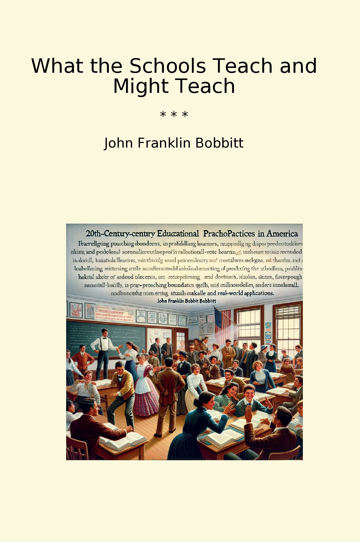 What the Schools Teach and Might Teach