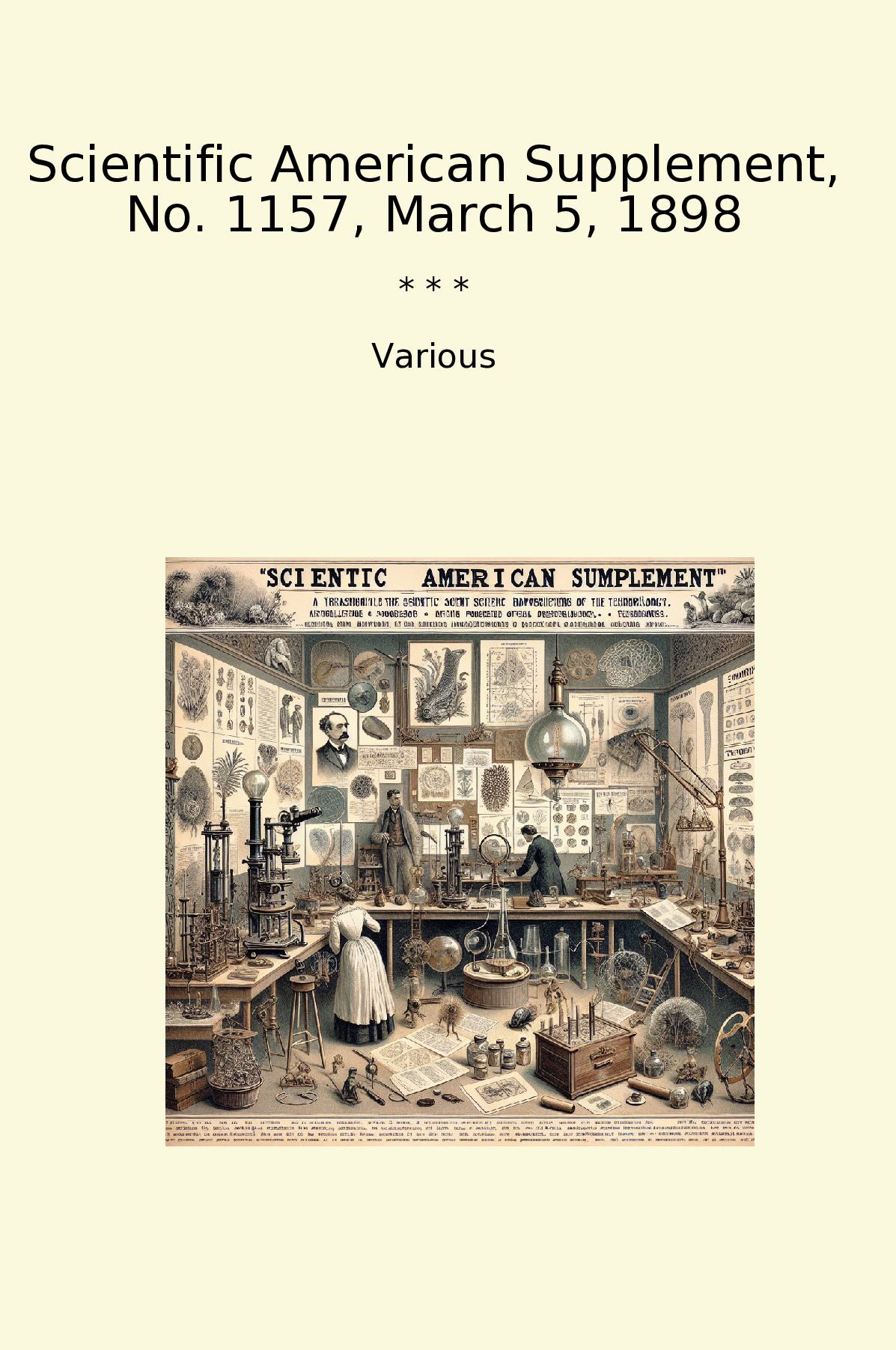 Scientific American Supplement, No. 1157, March 5, 1898