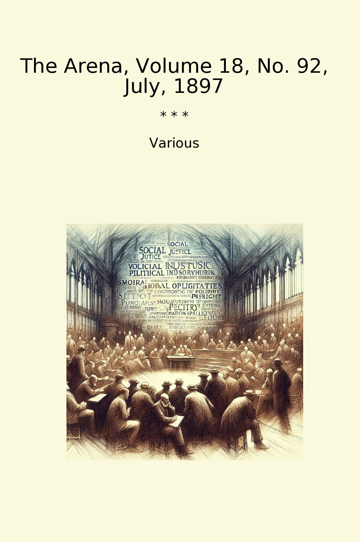 The Arena, Volume 18, No. 92, July, 1897