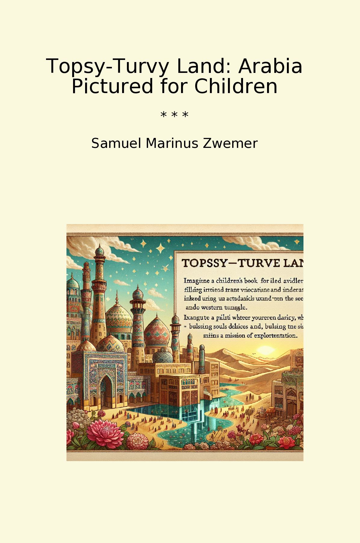 Topsy-Turvy Land: Arabia Pictured for Children