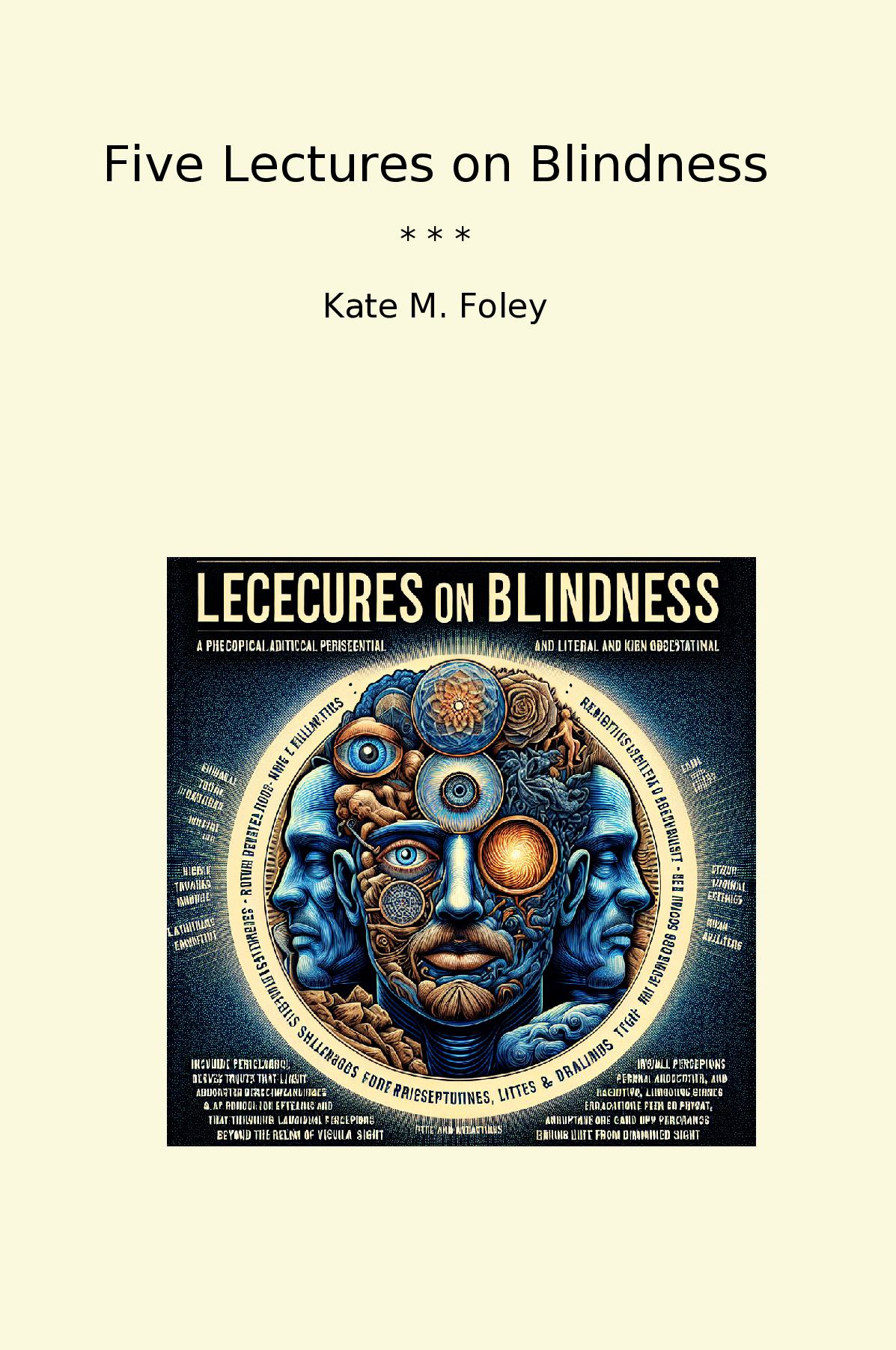 Five Lectures on Blindness