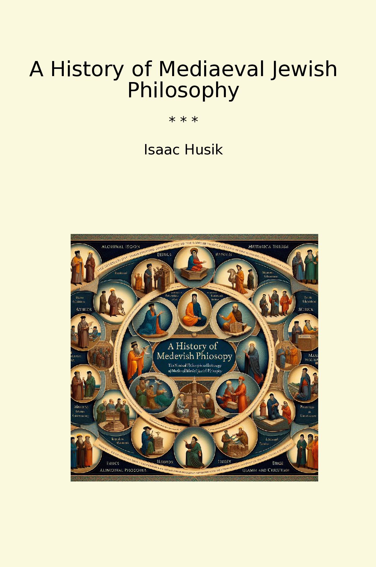 A History of Mediaeval Jewish Philosophy