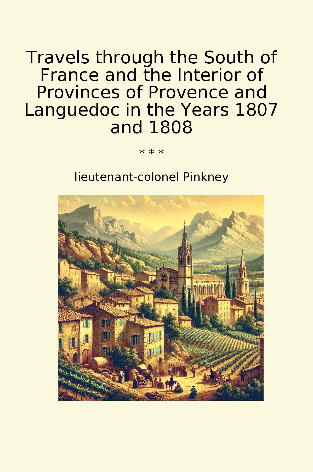 Travels through the South of France and the Interior of Provinces of Provence and Languedoc in the Years 1807 and 1808