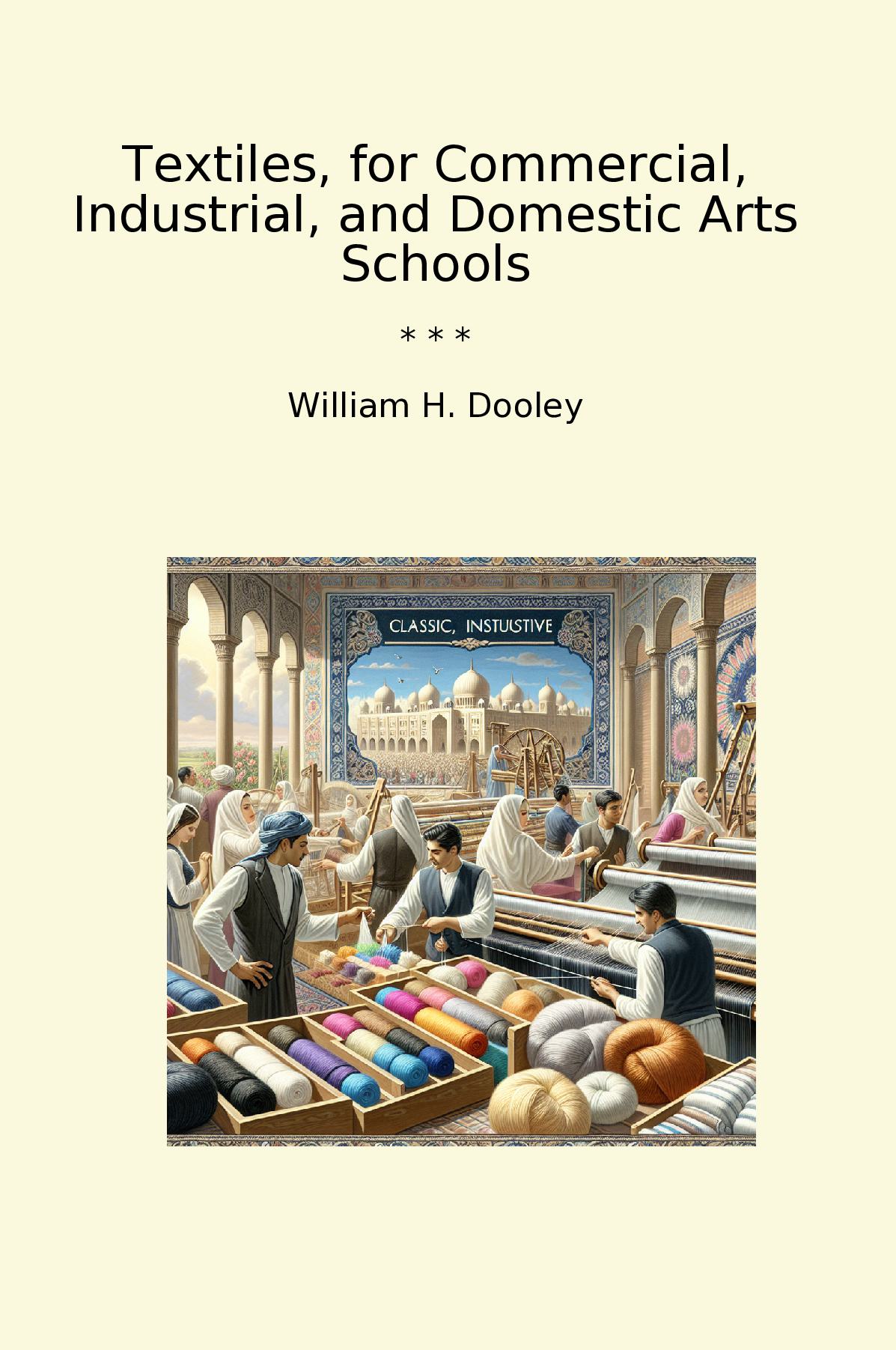 Textiles, for Commercial, Industrial, and Domestic Arts Schools
