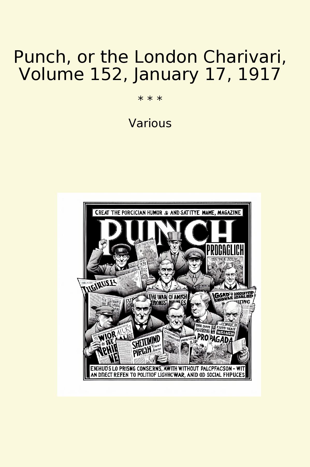 Punch, or the London Charivari, Volume 152, January 17, 1917