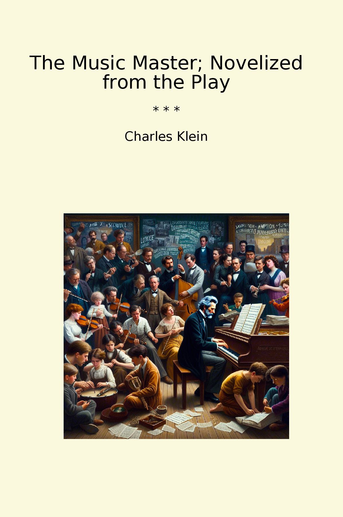 The Music Master; Novelized from the Play
