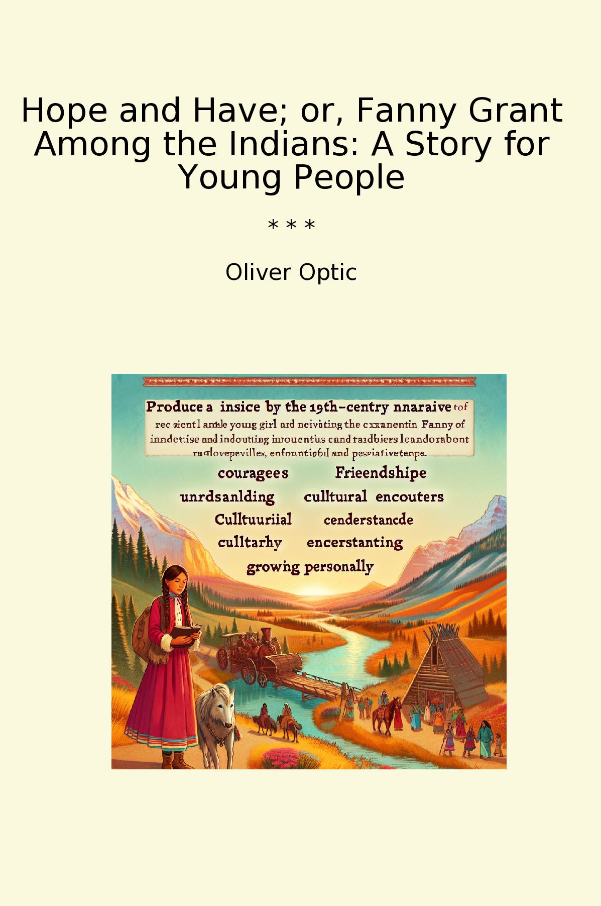 Hope and Have; or, Fanny Grant Among the Indians: A Story for Young People