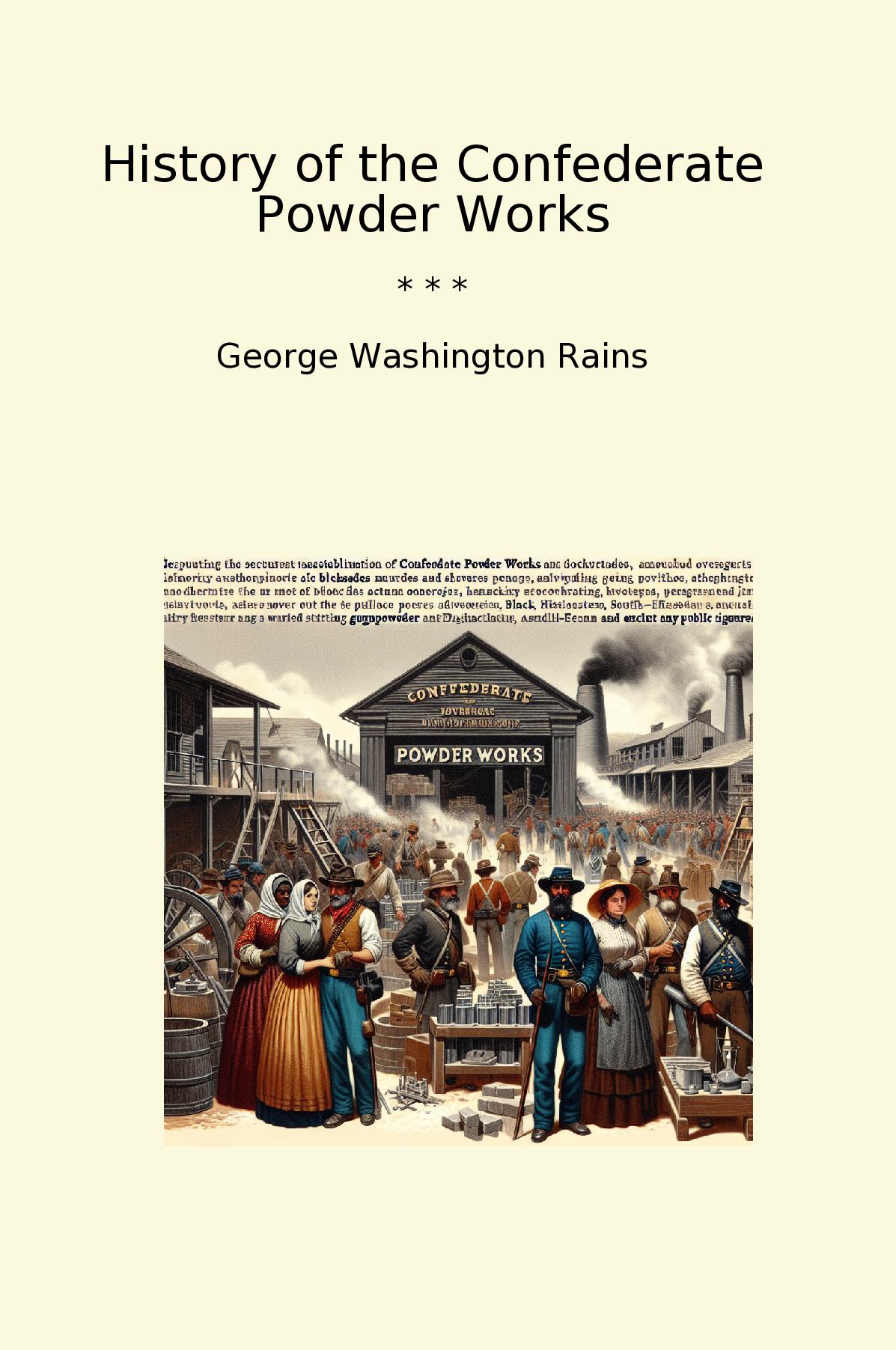 History of the Confederate Powder Works