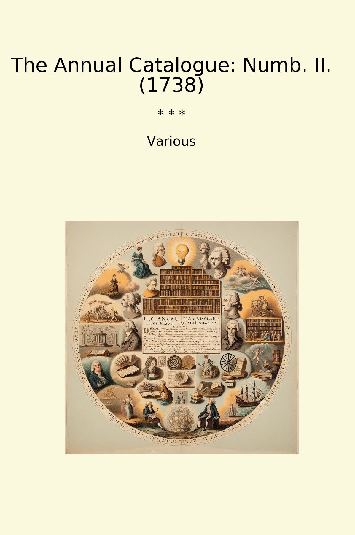 The Annual Catalogue: Numb. II. (1738)