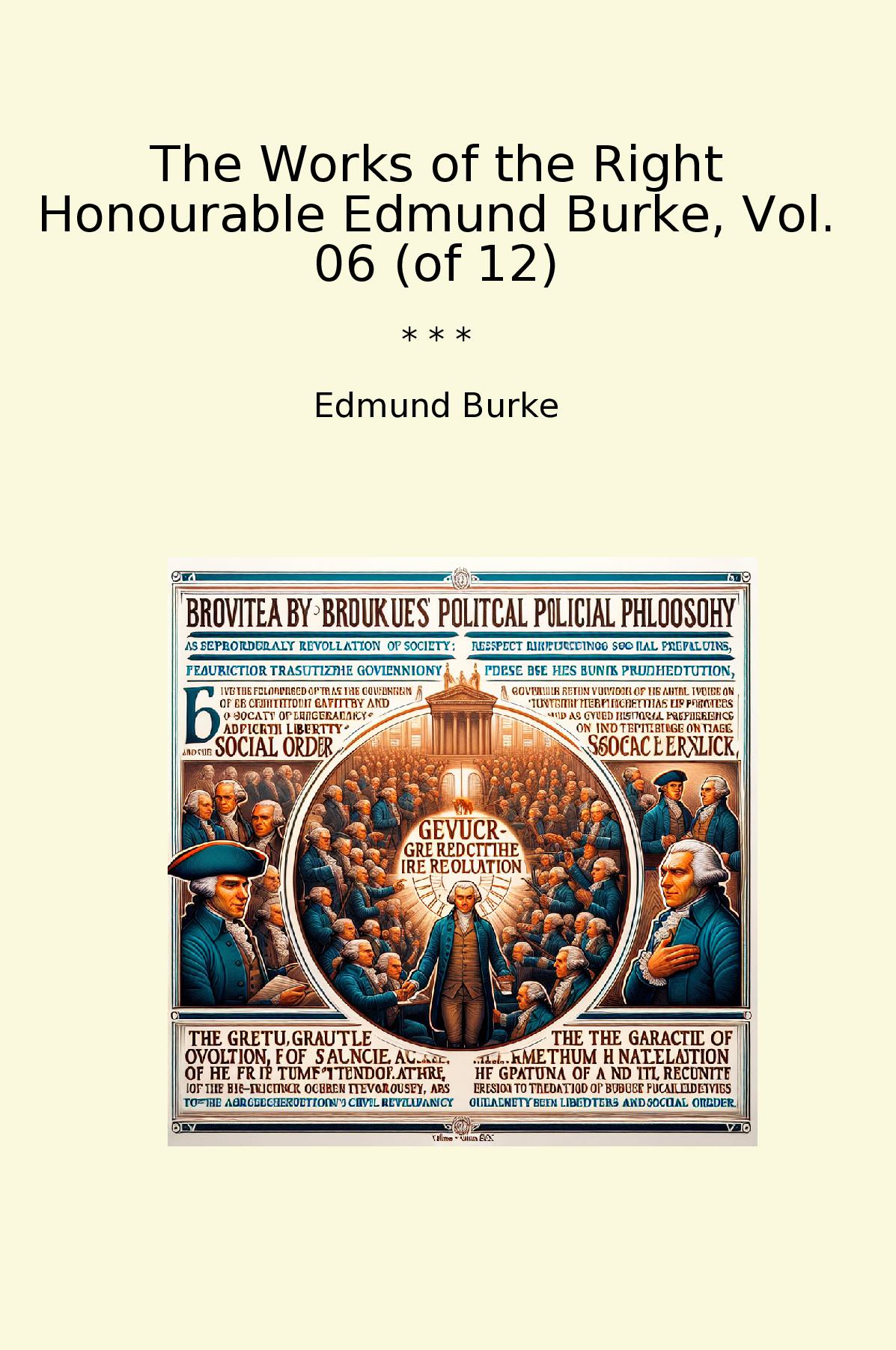 The Works of the Right Honourable Edmund Burke, Vol. 06 (of 12)