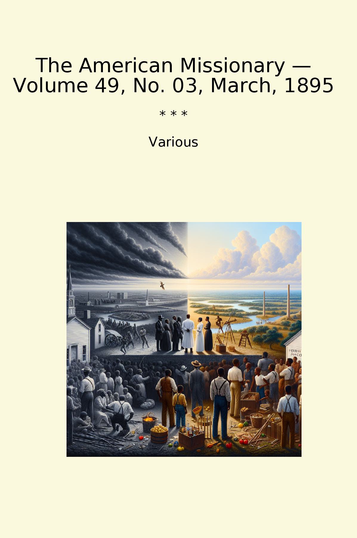 The American Missionary — Volume 49, No. 03, March, 1895