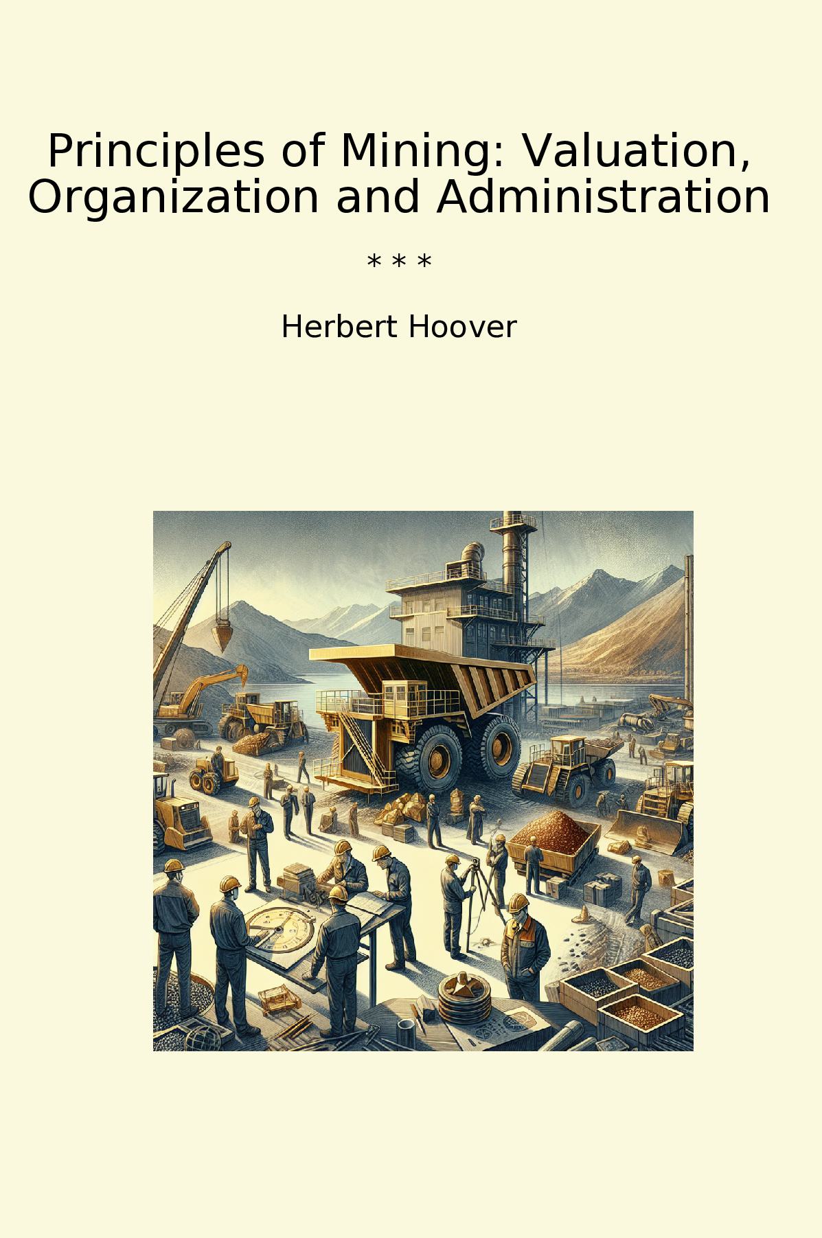 Principles of Mining: Valuation, Organization and Administration