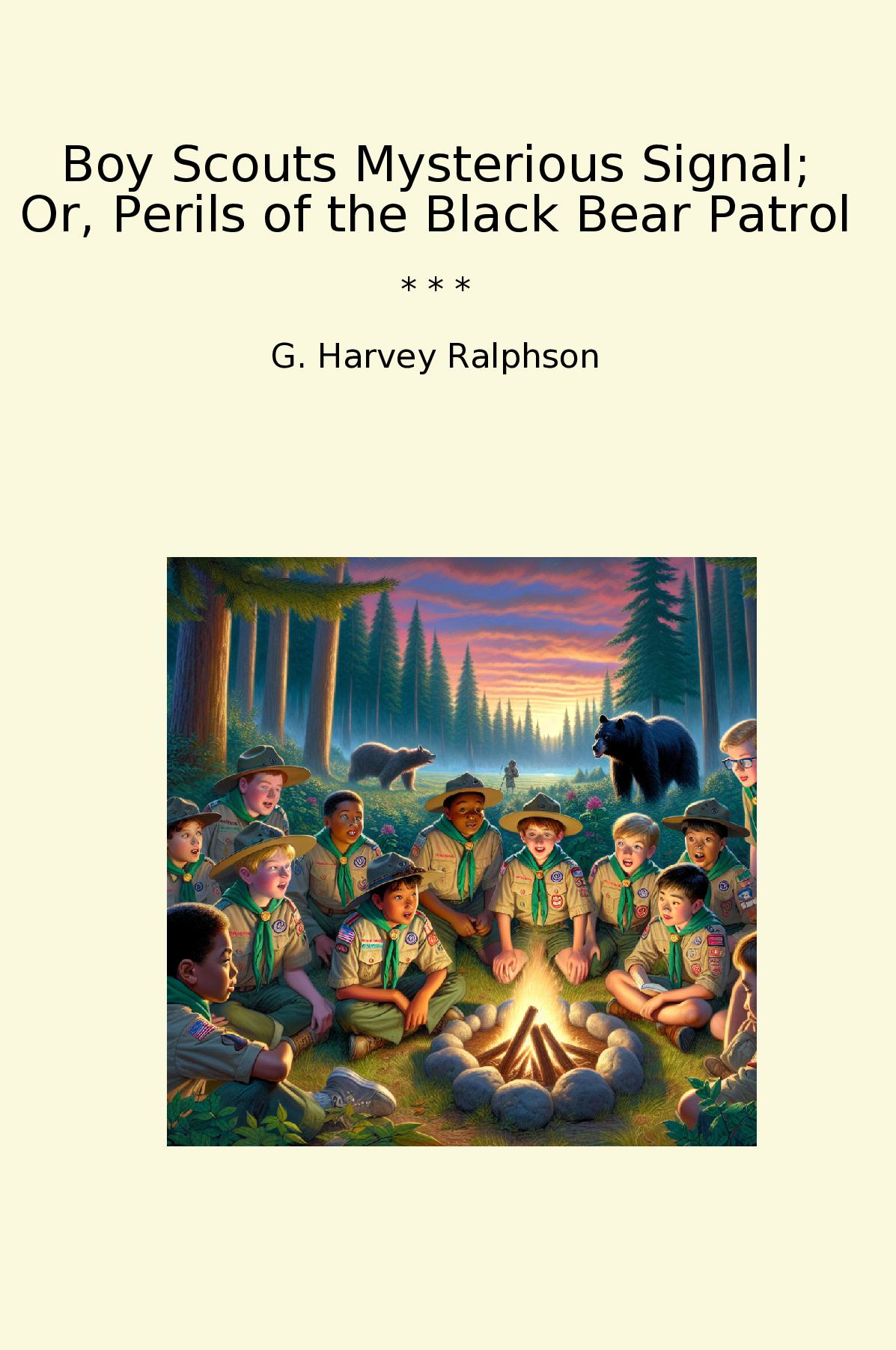 Boy Scouts Mysterious Signal; Or, Perils of the Black Bear Patrol
