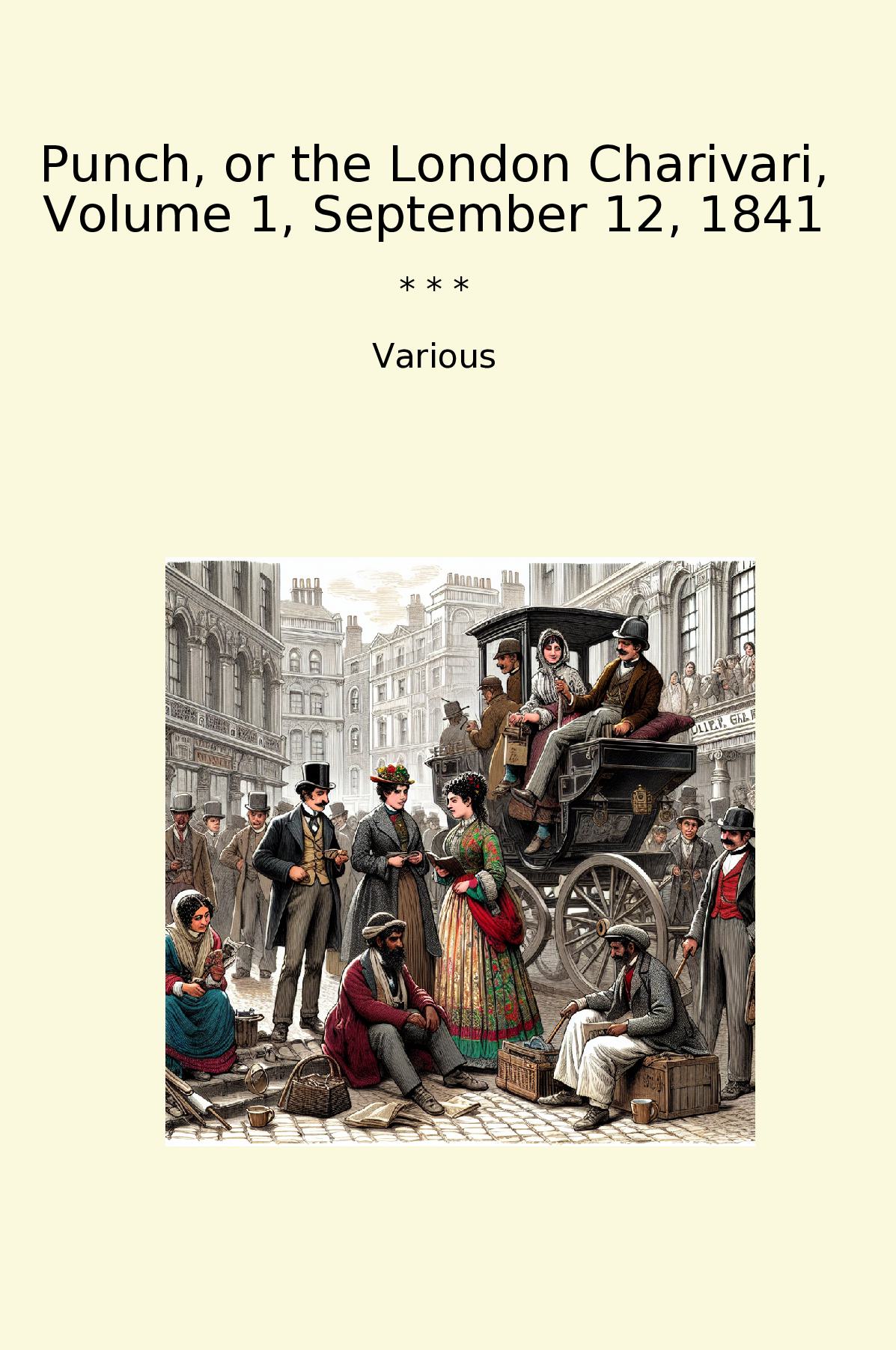 Punch, or the London Charivari, Volume 1, September 12, 1841