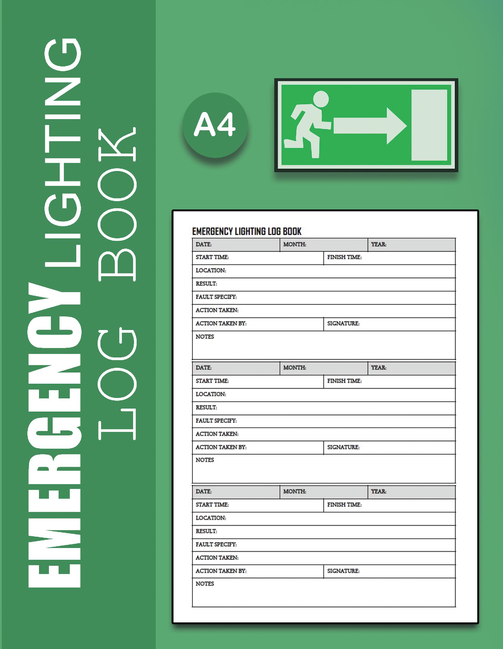 EMERGENCY LIGHTING LOG BOOK