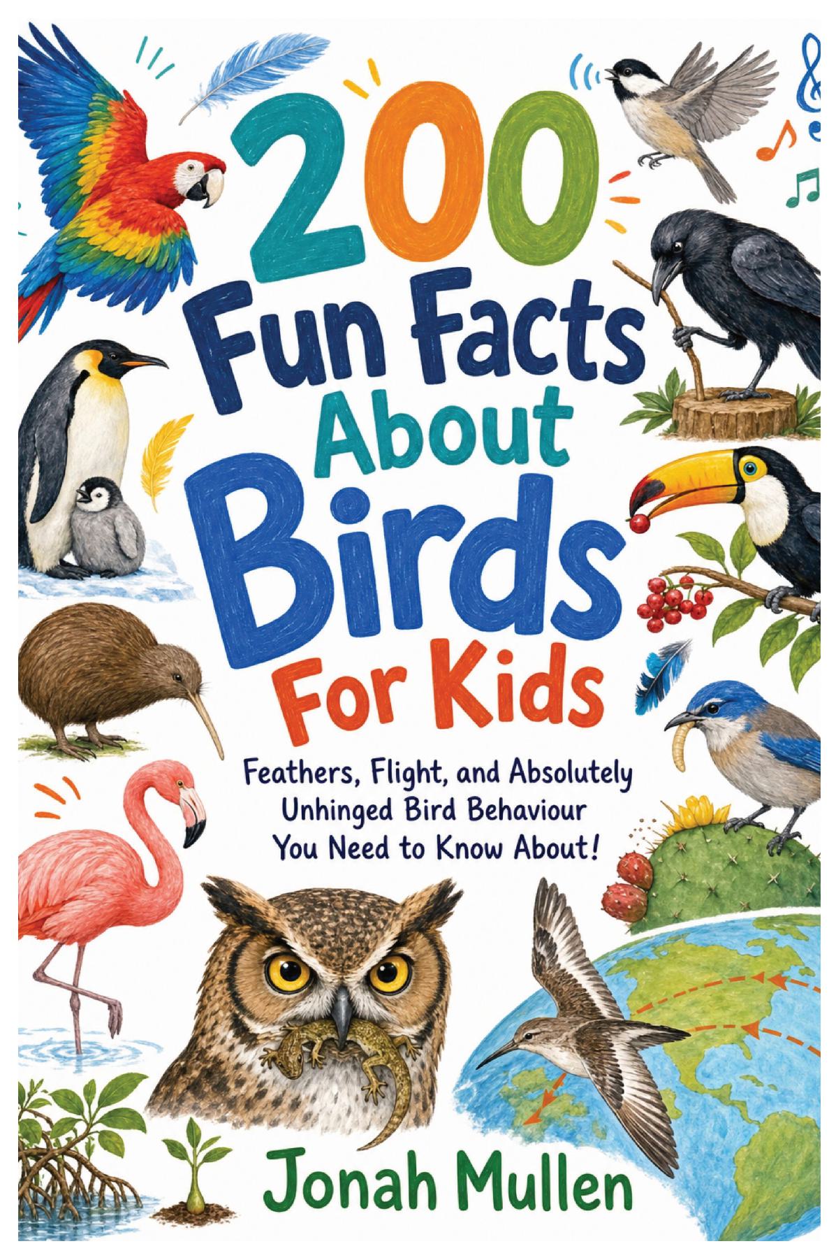 200 Fun Facts About Birds For Kids: Feathers, Flight, and Absolutely Unhinged Bird Behaviour You Need to Know About!