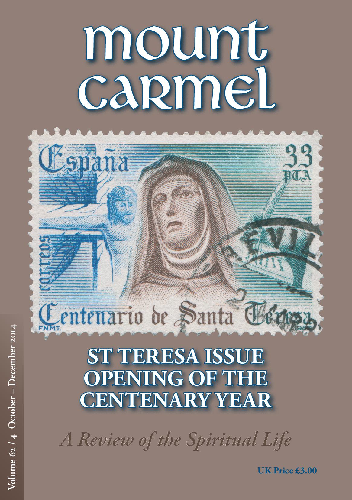Mount Carmel Magazine - October 2014