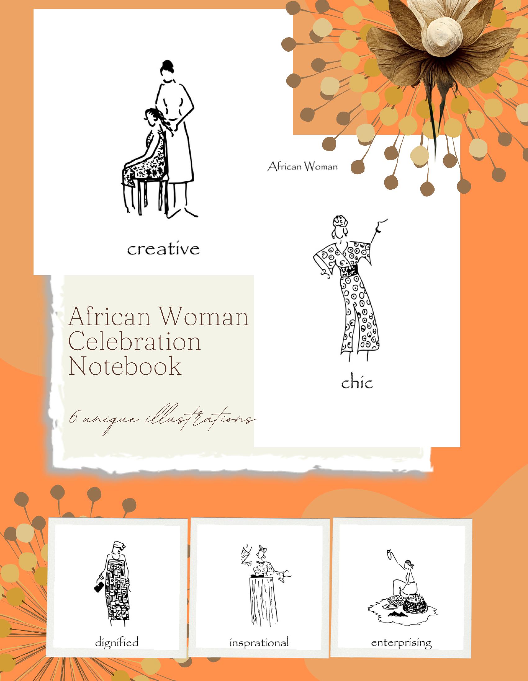 African Woman Notebook