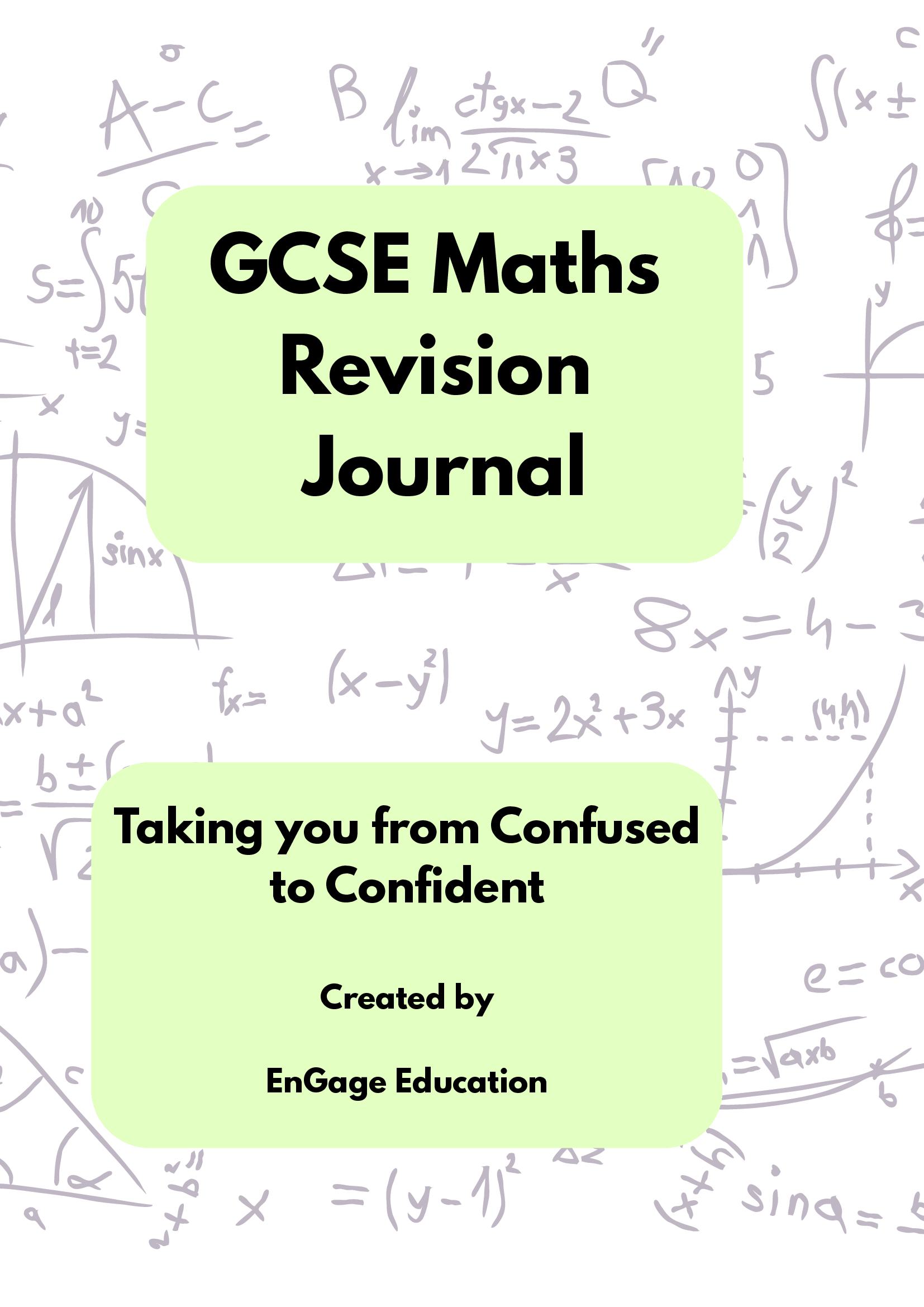 GCSE Maths Revision Journal 12 weeks