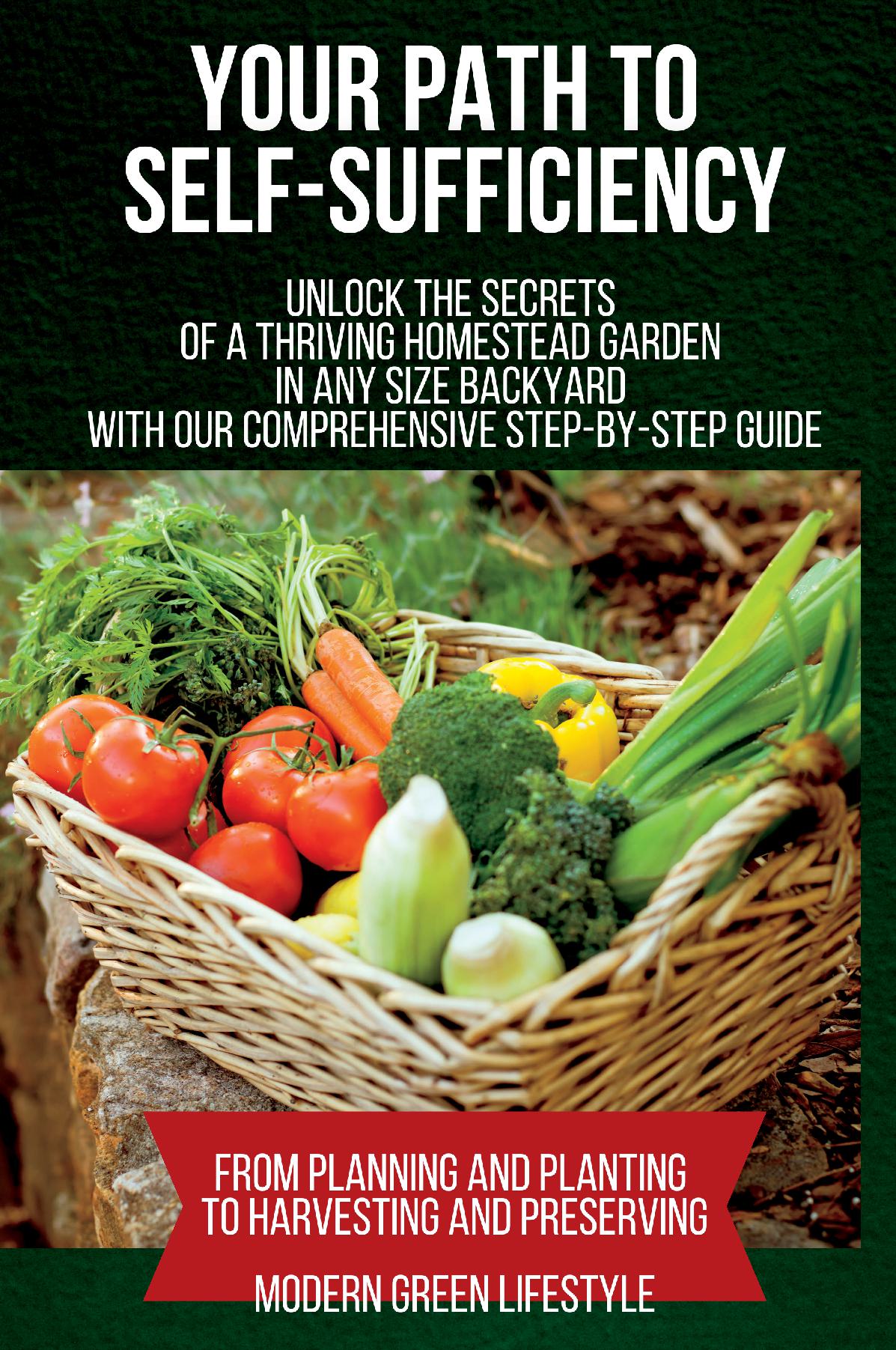 Your Path to Self-Sufficiency | Unlock the Secrets of a Thriving Homestead Garden in Any Size Backyard with Our Comprehensive Step-by-Step Guide| From Planning and Planting to Harvesting and Preserving
