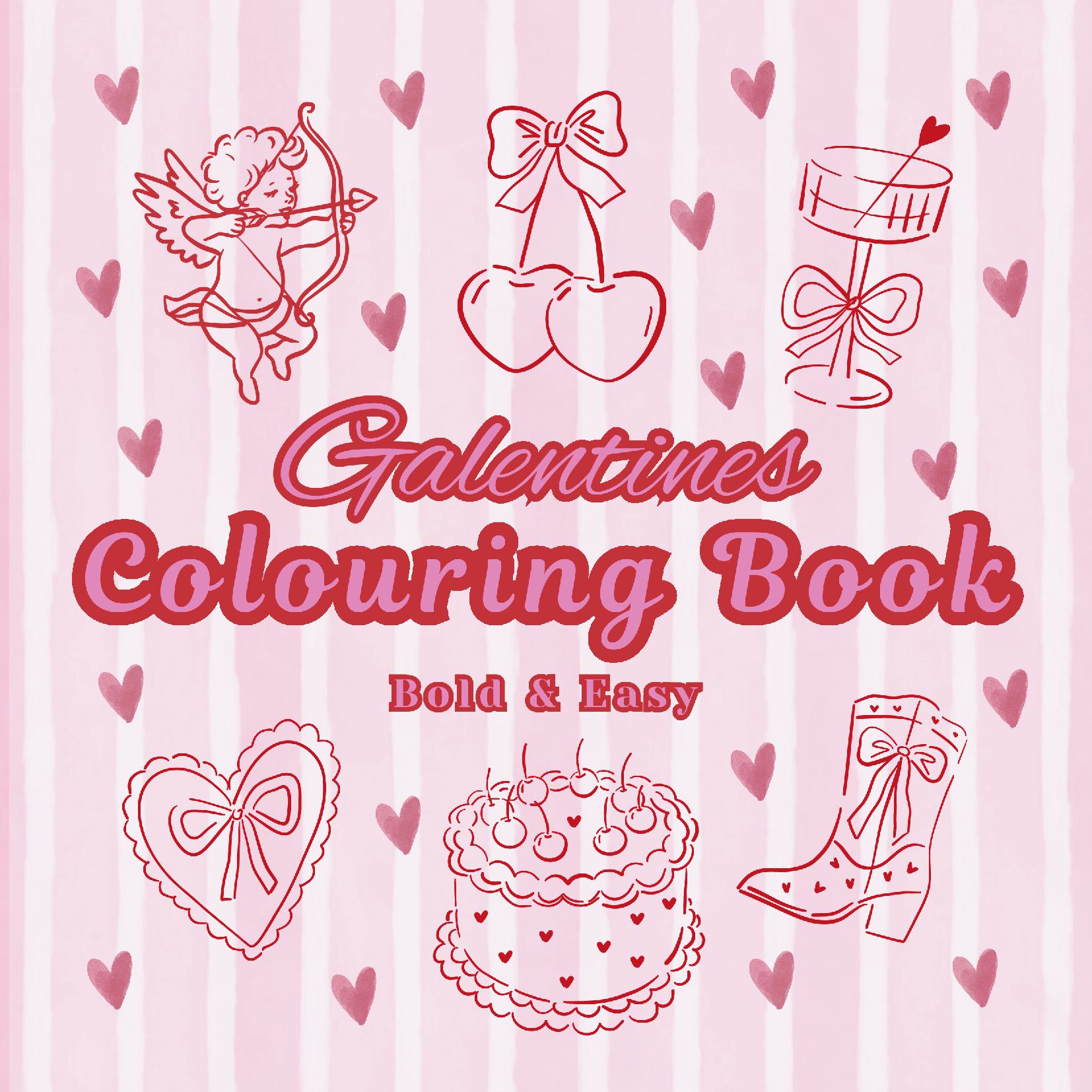 Galentine's Colouring Book