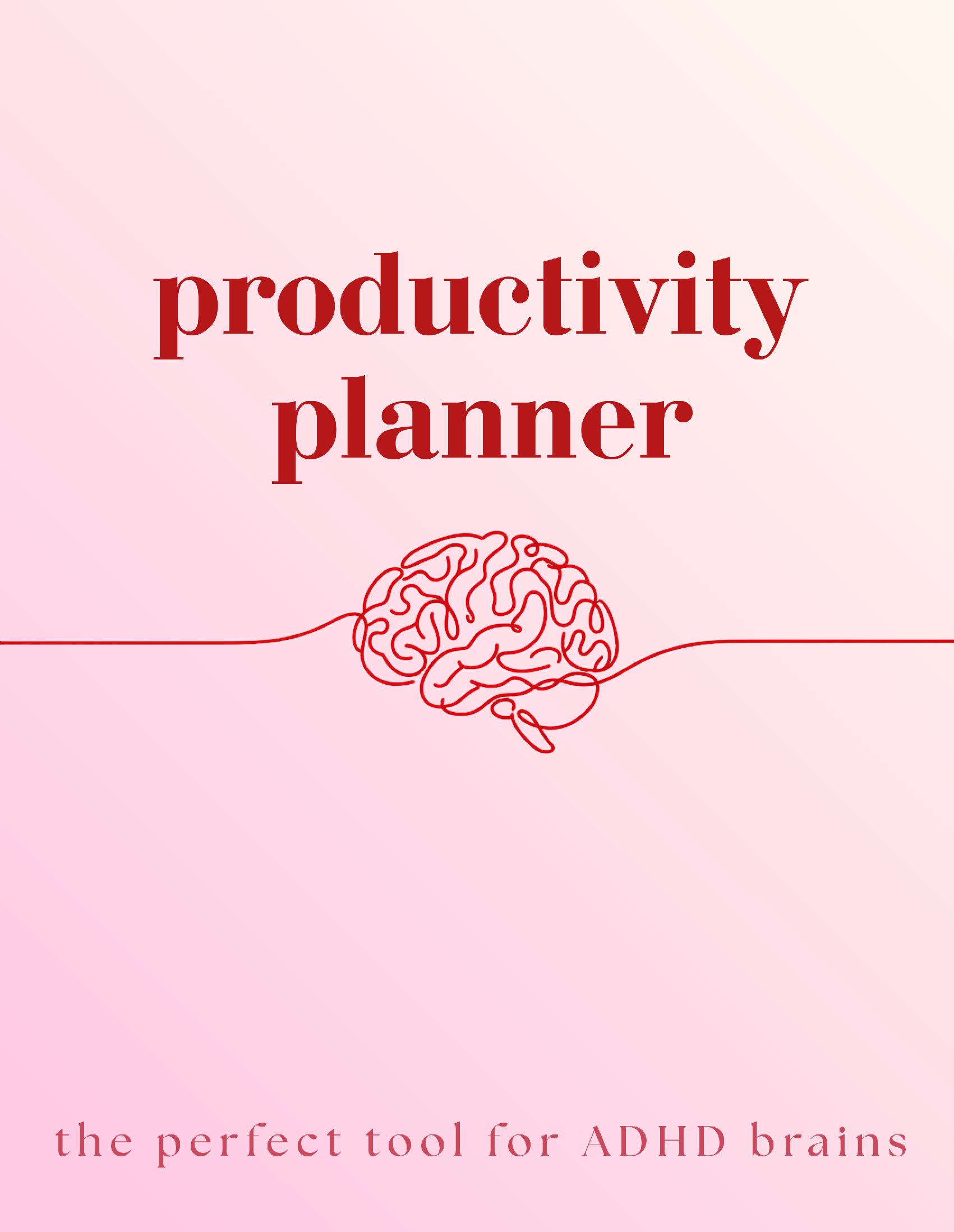 The Productivity Planner