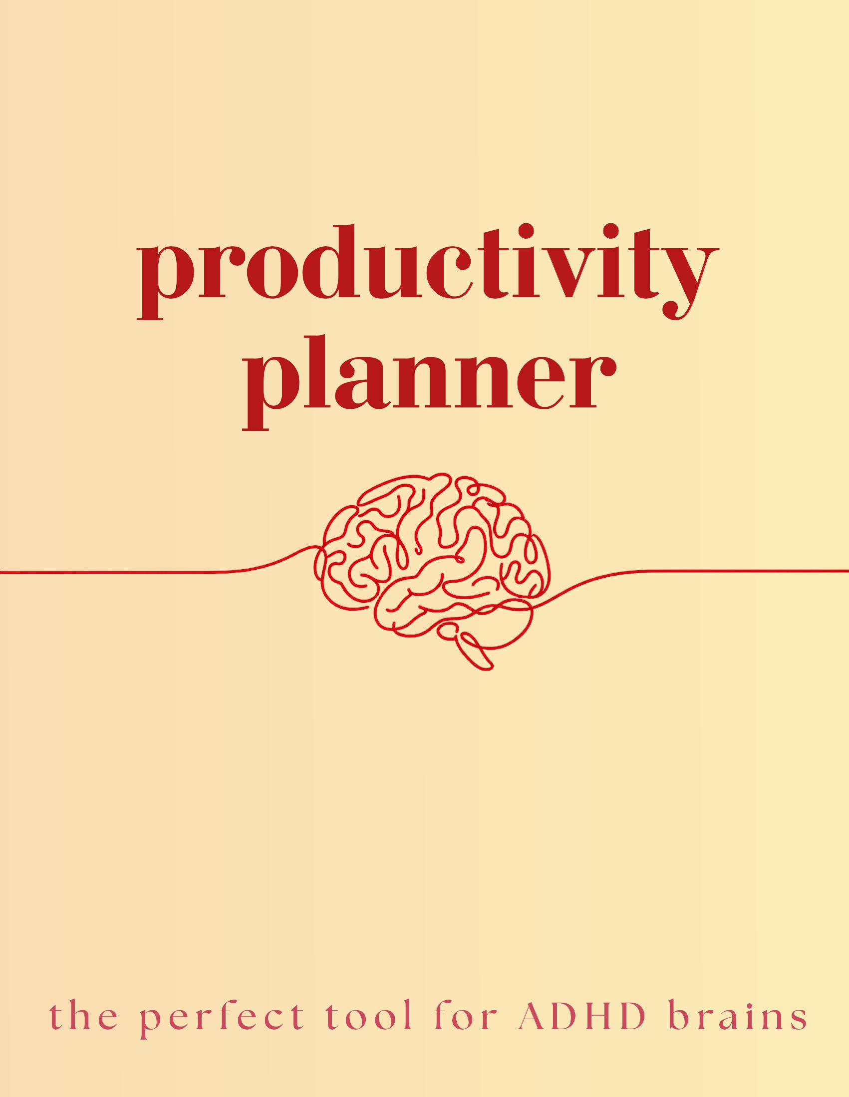 The Productivity Planner
