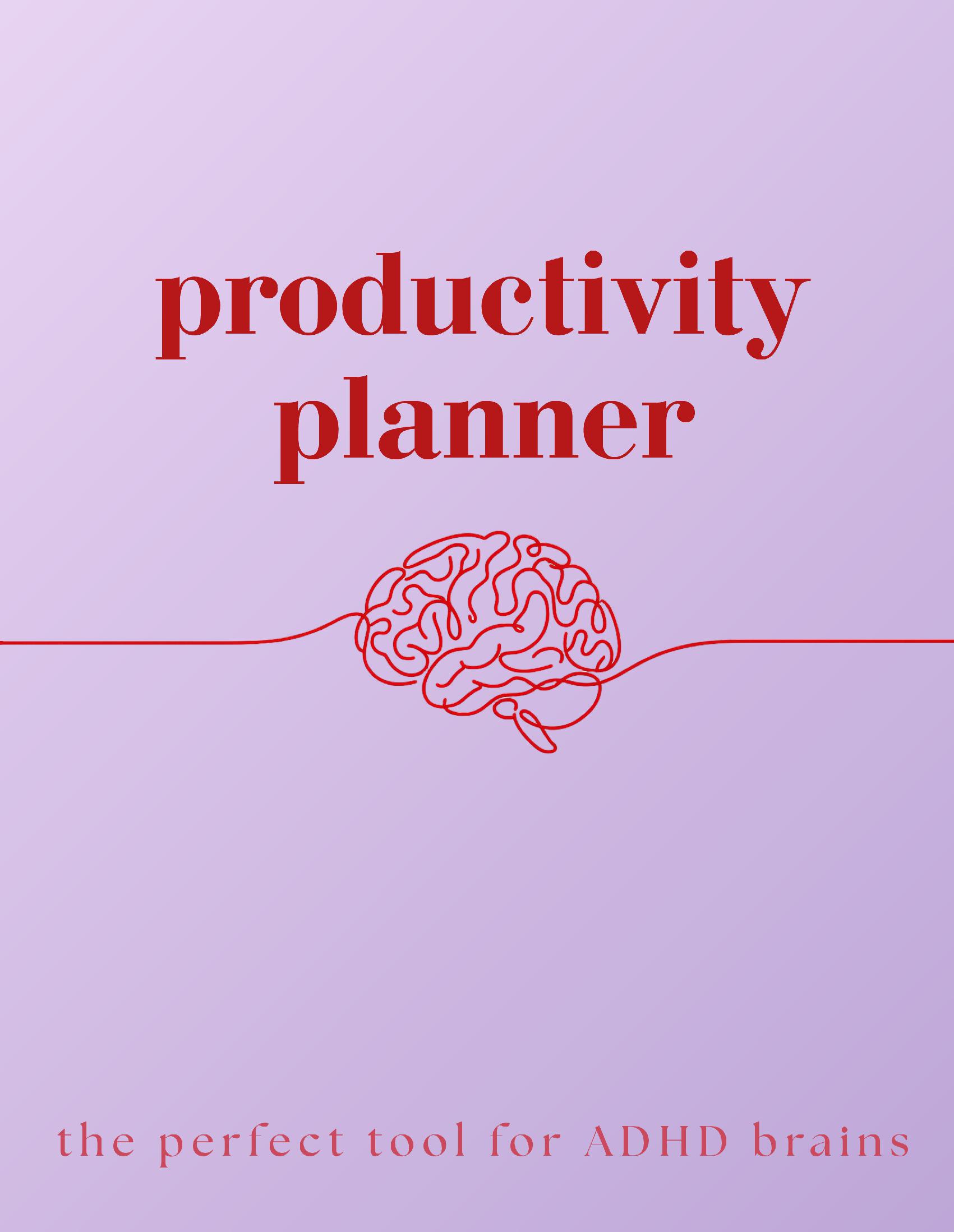 The Productivity Planner