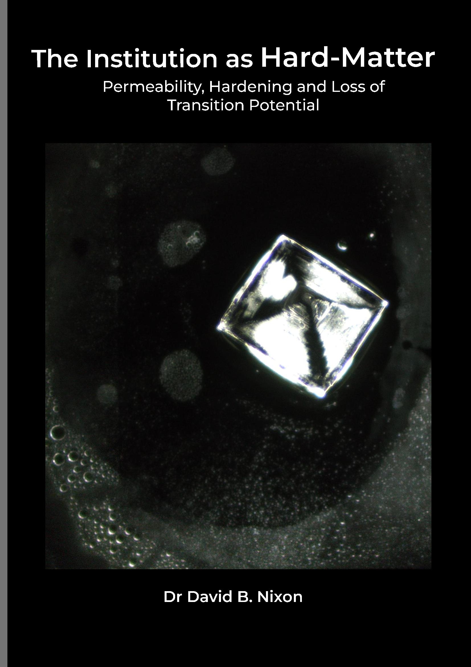 The Institution as Hard-Matter: Permeability, Hardening and Loss of Transition Potential (A4 Paperback Edition)
