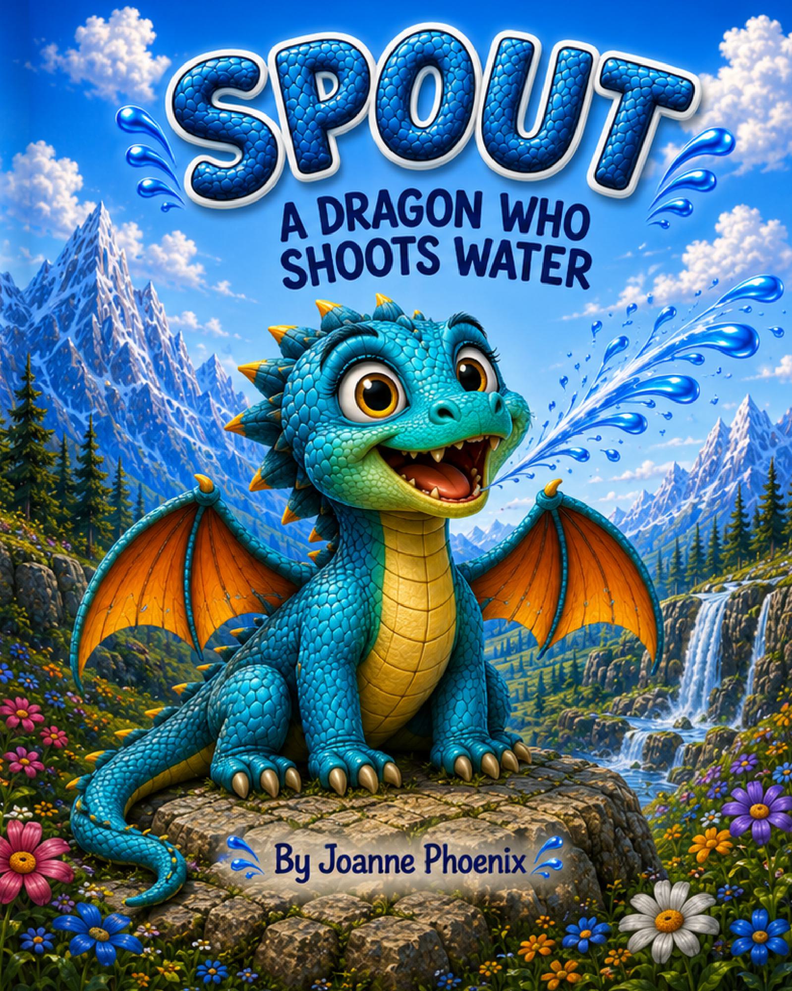 Spout. A Dragon Who  Shoots Water
