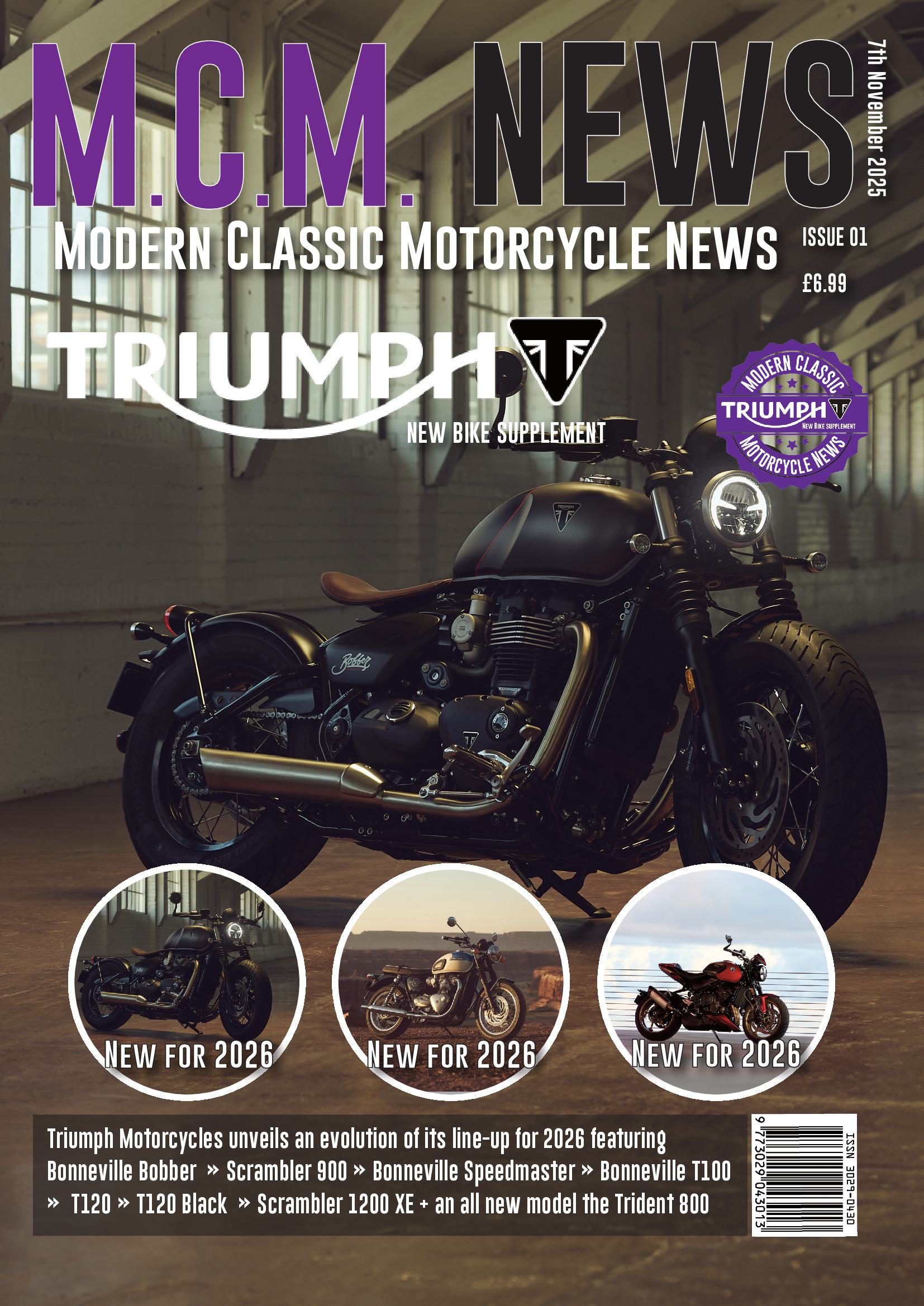 Triumph Motorcycles Supplement - 7th November 2025