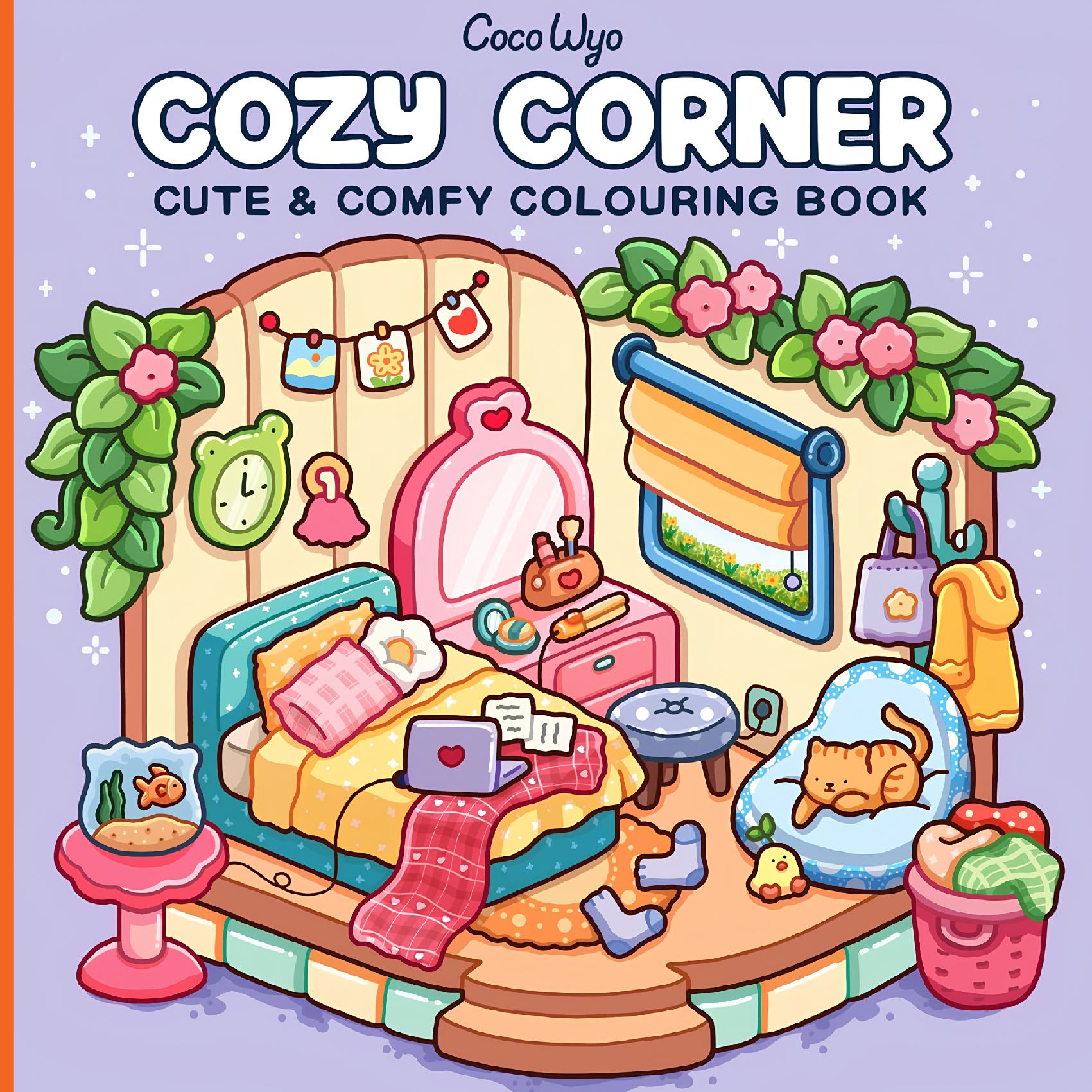 coloring book cozy