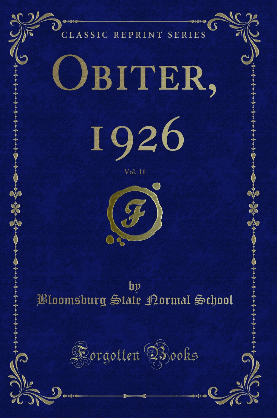 Obiter, 1926, Vol. 11 (Classic Reprint)