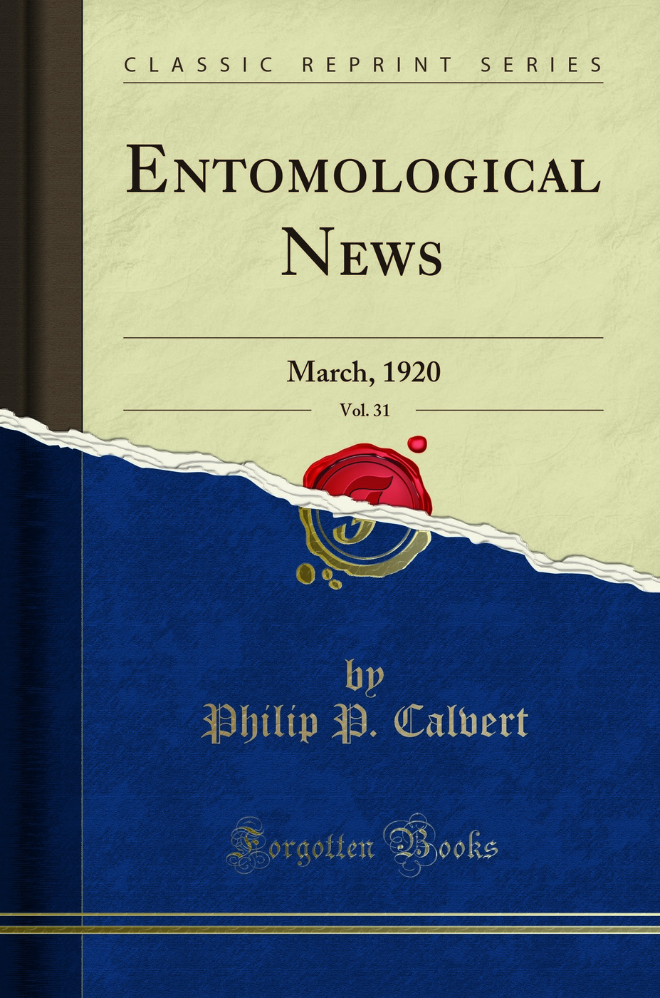 Entomological News, Vol. 31: March, 1920 (Classic Reprint)