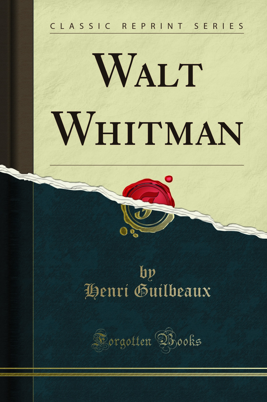 Walt Whitman (Classic Reprint)
